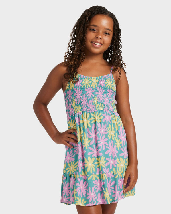 Girls 8-16 Trop Glow Mini Dress
