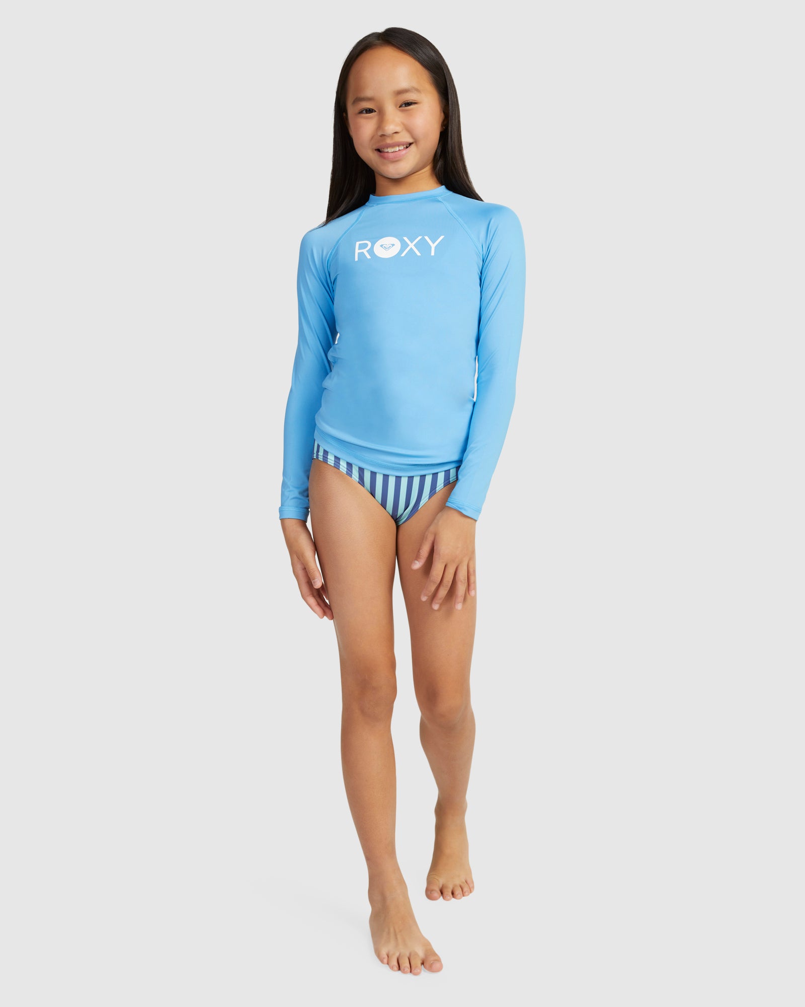 Girls Essential Ls Lycra Rashguard