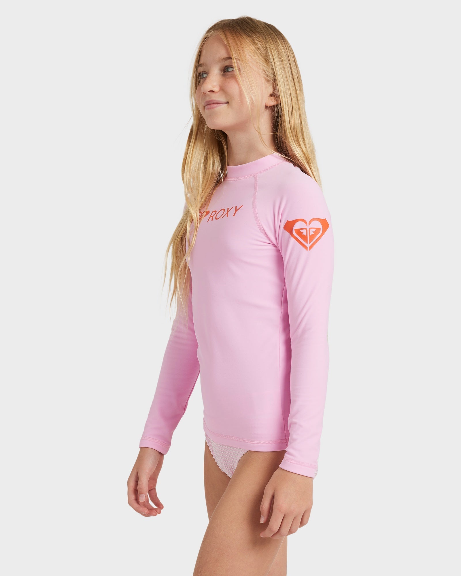 Girls 8-16 Heater Long Sleeve Rash Vest