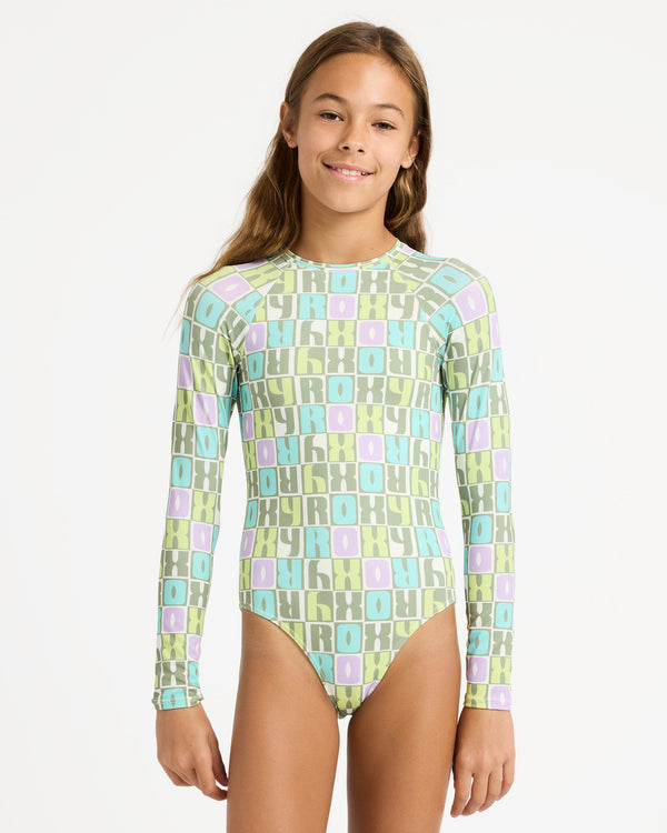 Girls 6-16 Letter Up Rash Vest