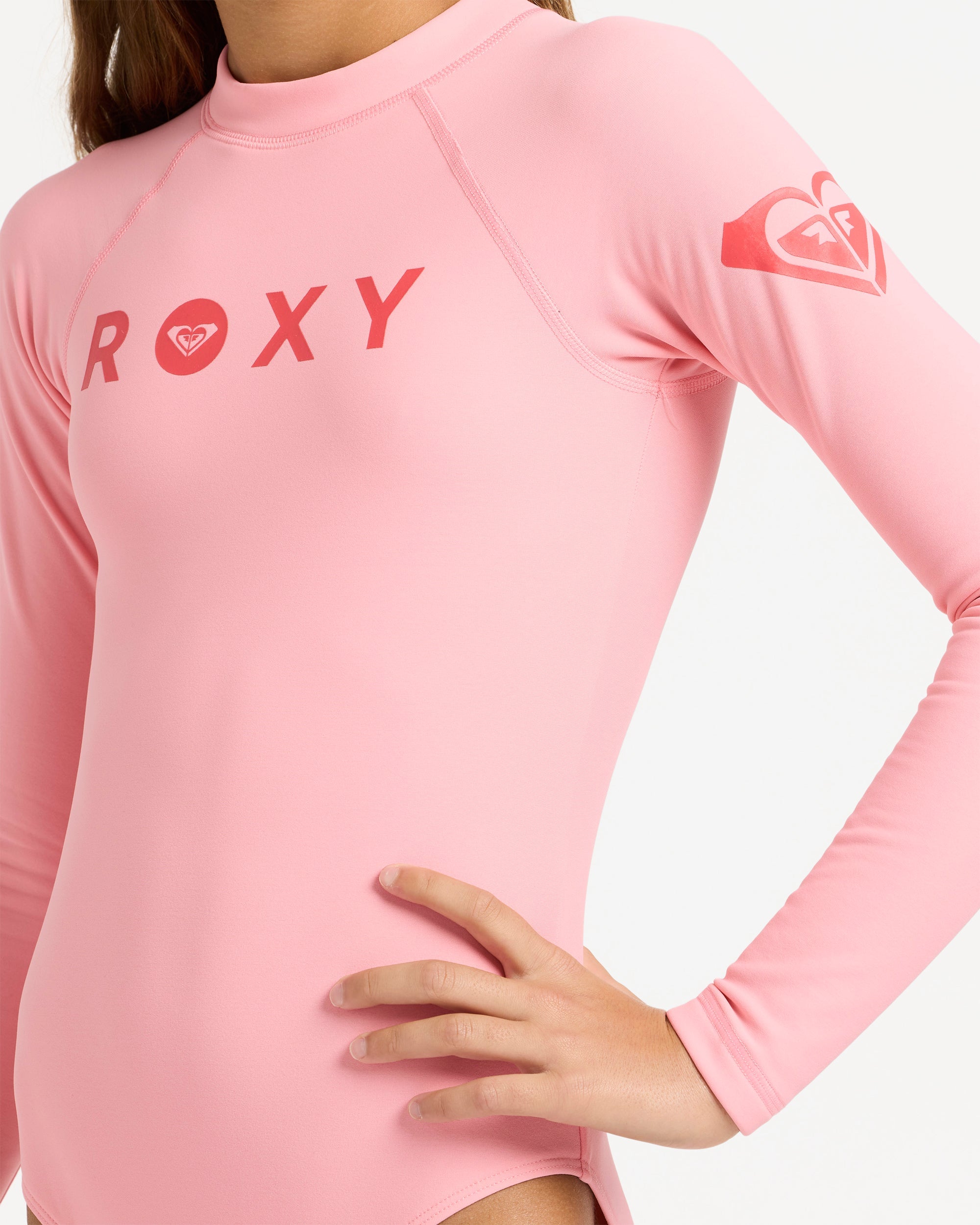 Girls 6-16 Heater Long Sleeve Rash Vest