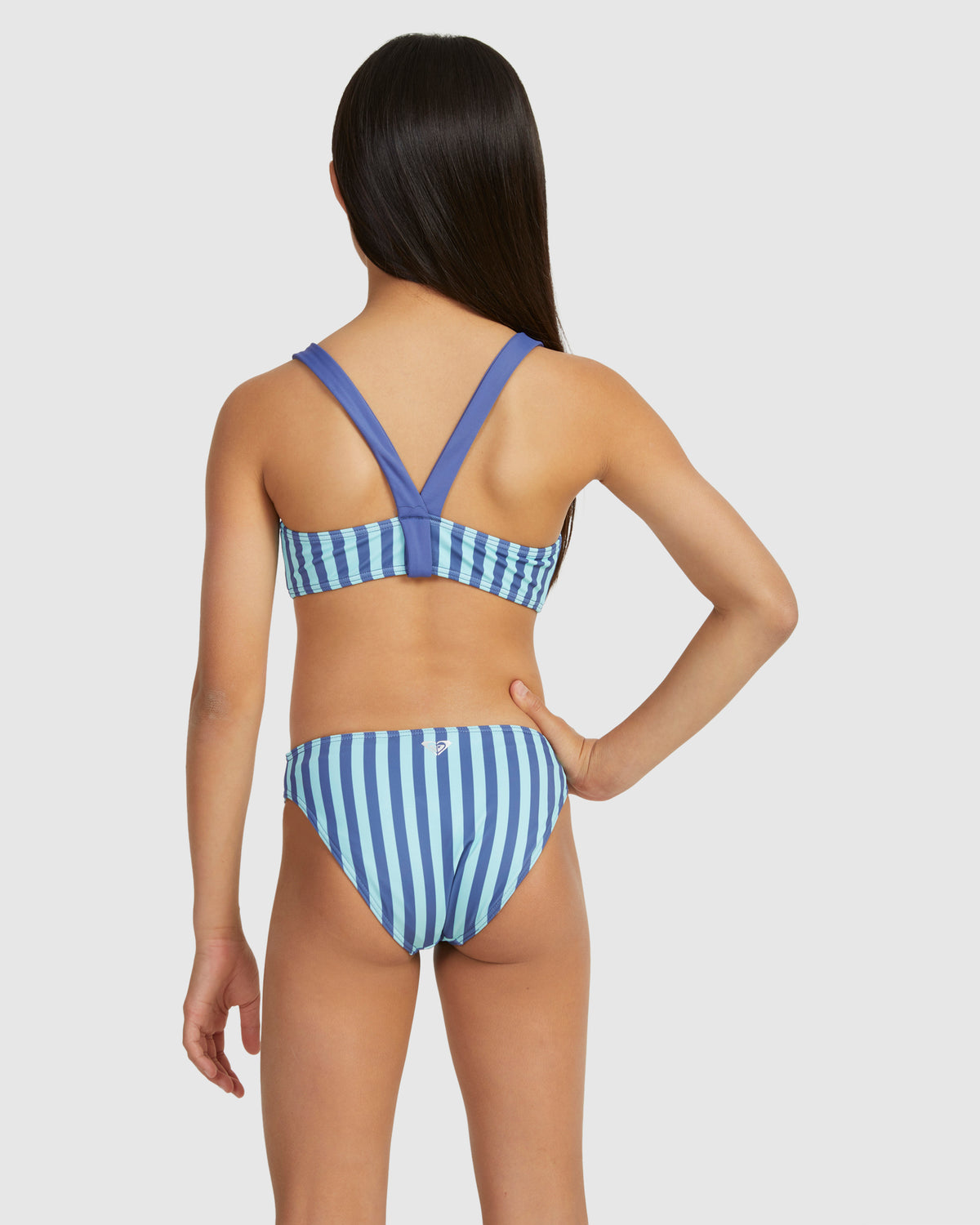 Girls 8-16 Serenity Stripe Bralette Set Bikini