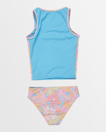 Girls 8-16 Hidden Garden Two Piece Swim Set main image 1