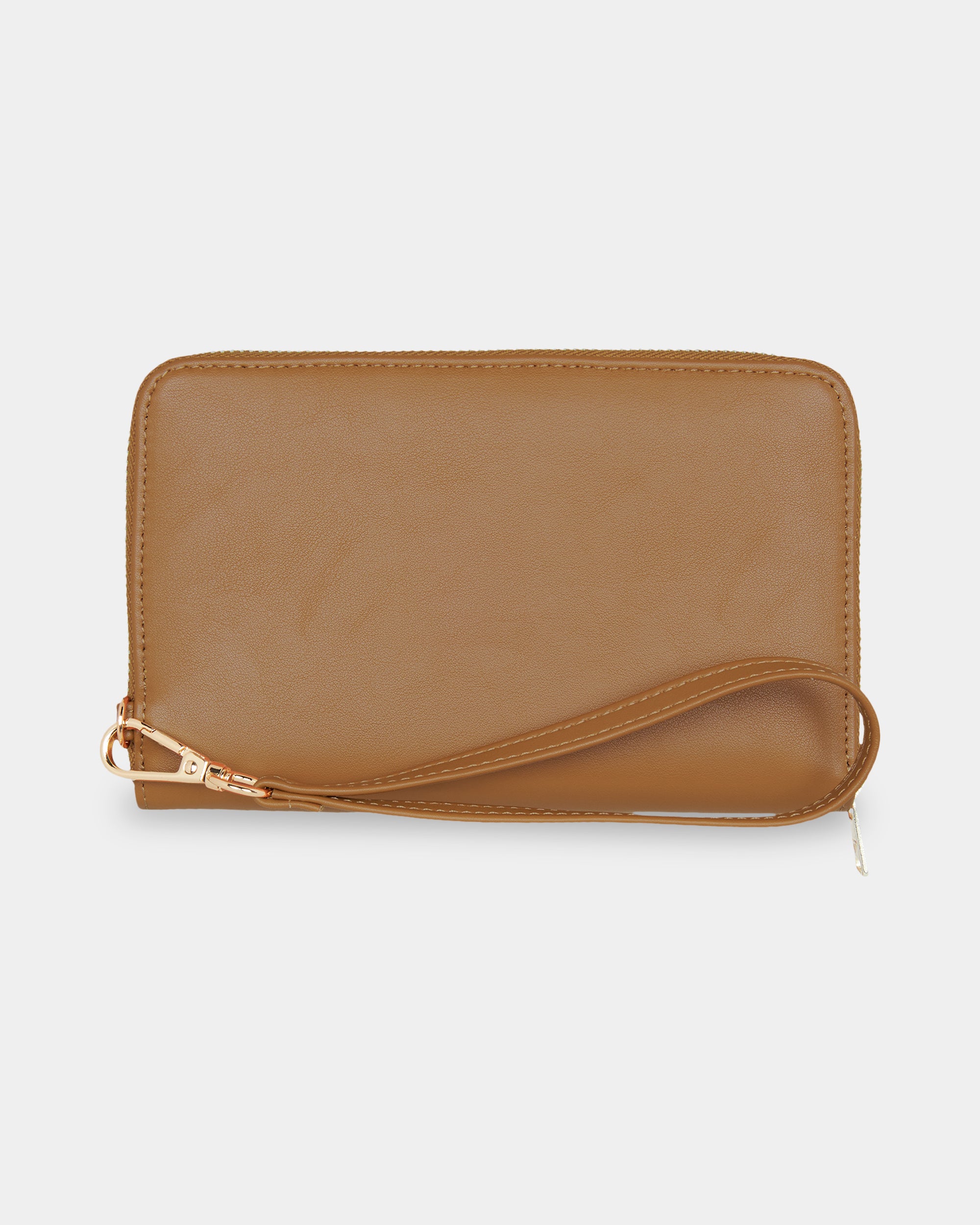 Womens Back In Brookly Leather Wallet – Almond – Roxy Australia