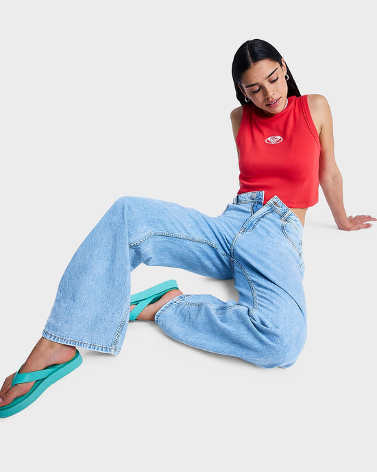 Womens Dawn Patrol Mid Sunbleached Denim Jeans