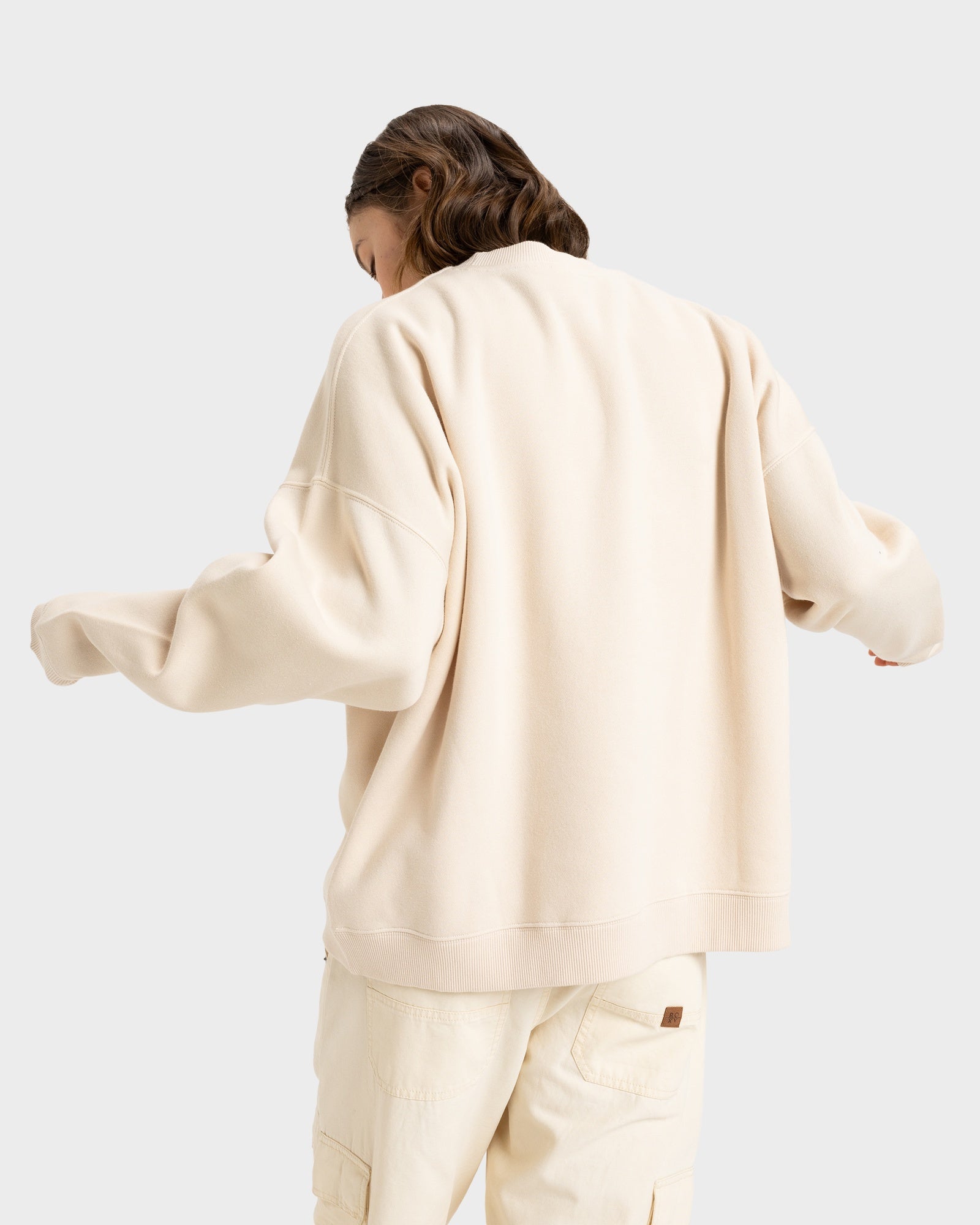 Womens Lineup Oversized Crew Neck