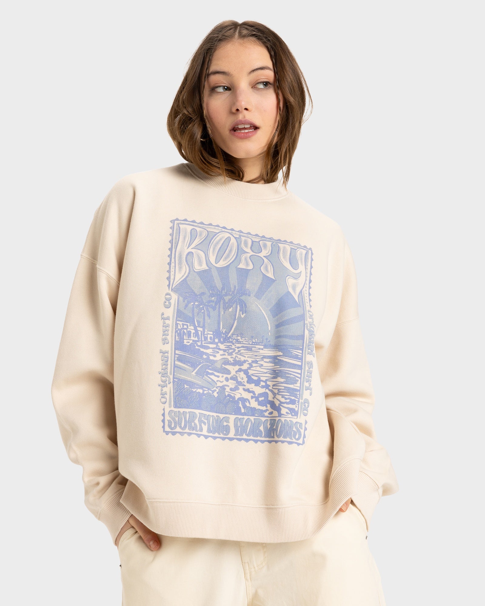 Womens Lineup Oversized Crew Neck