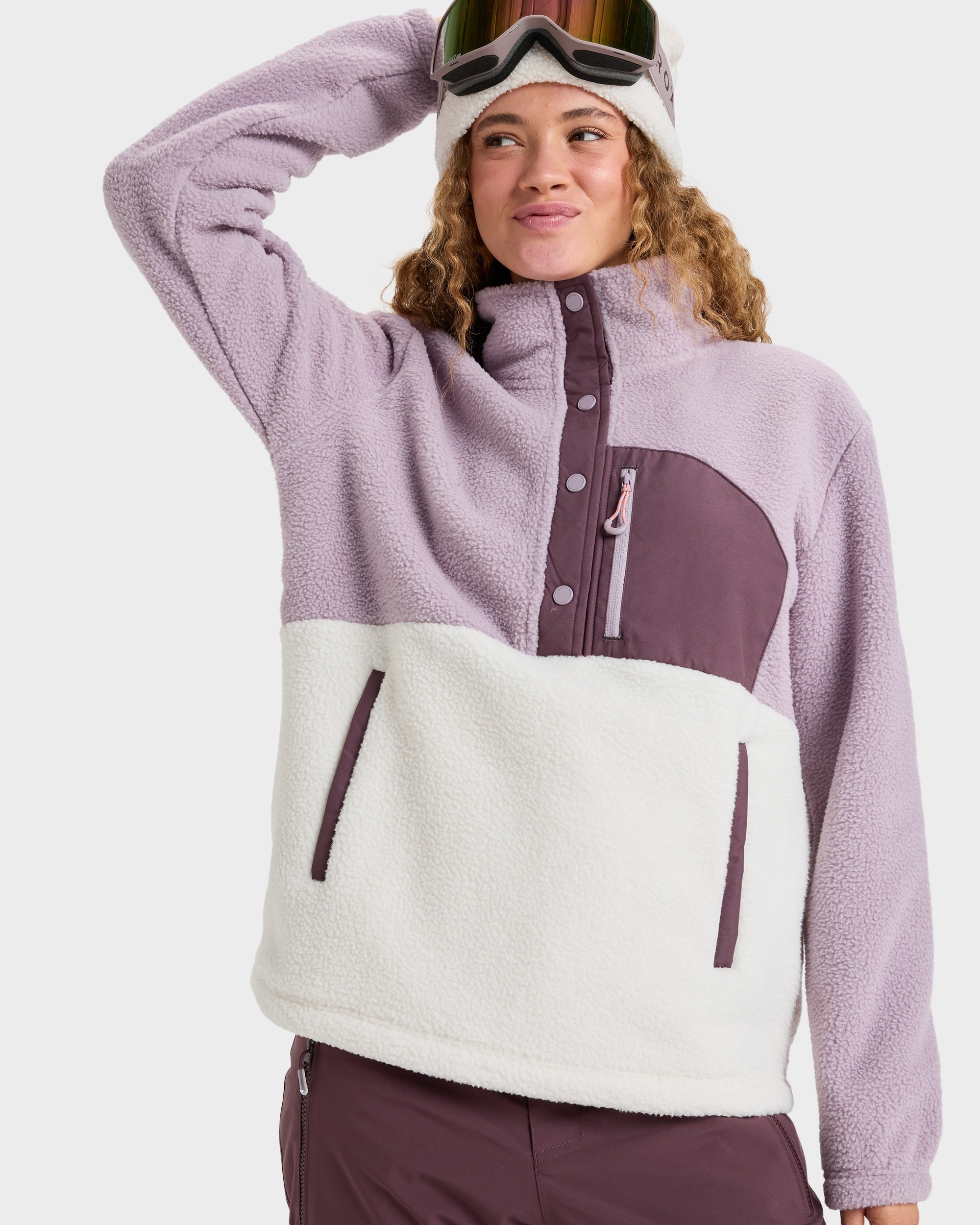 Womens Alabama Mock Neck Half Zip Fleece Jumper