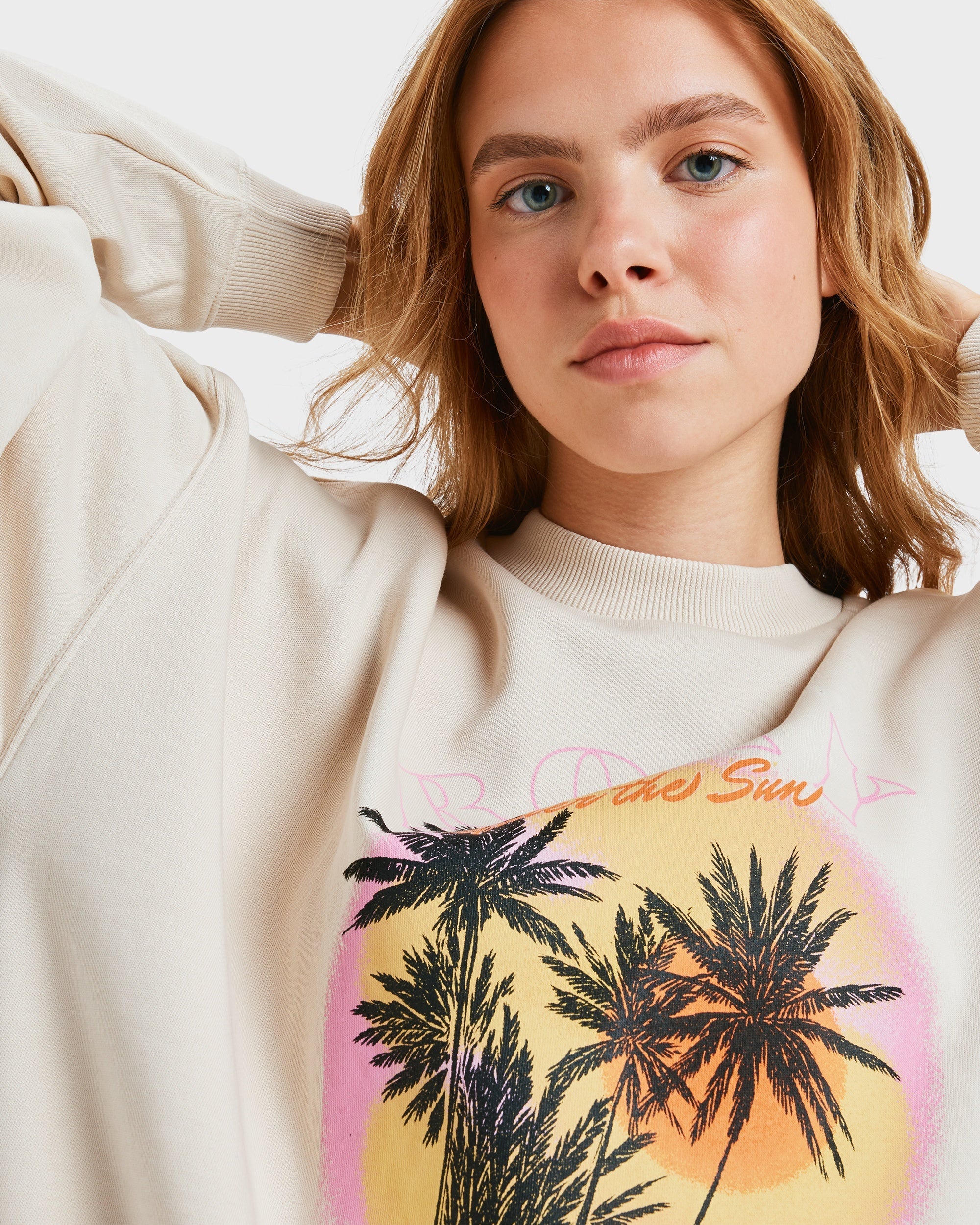 Womens Lineup Oversized Crew Neck