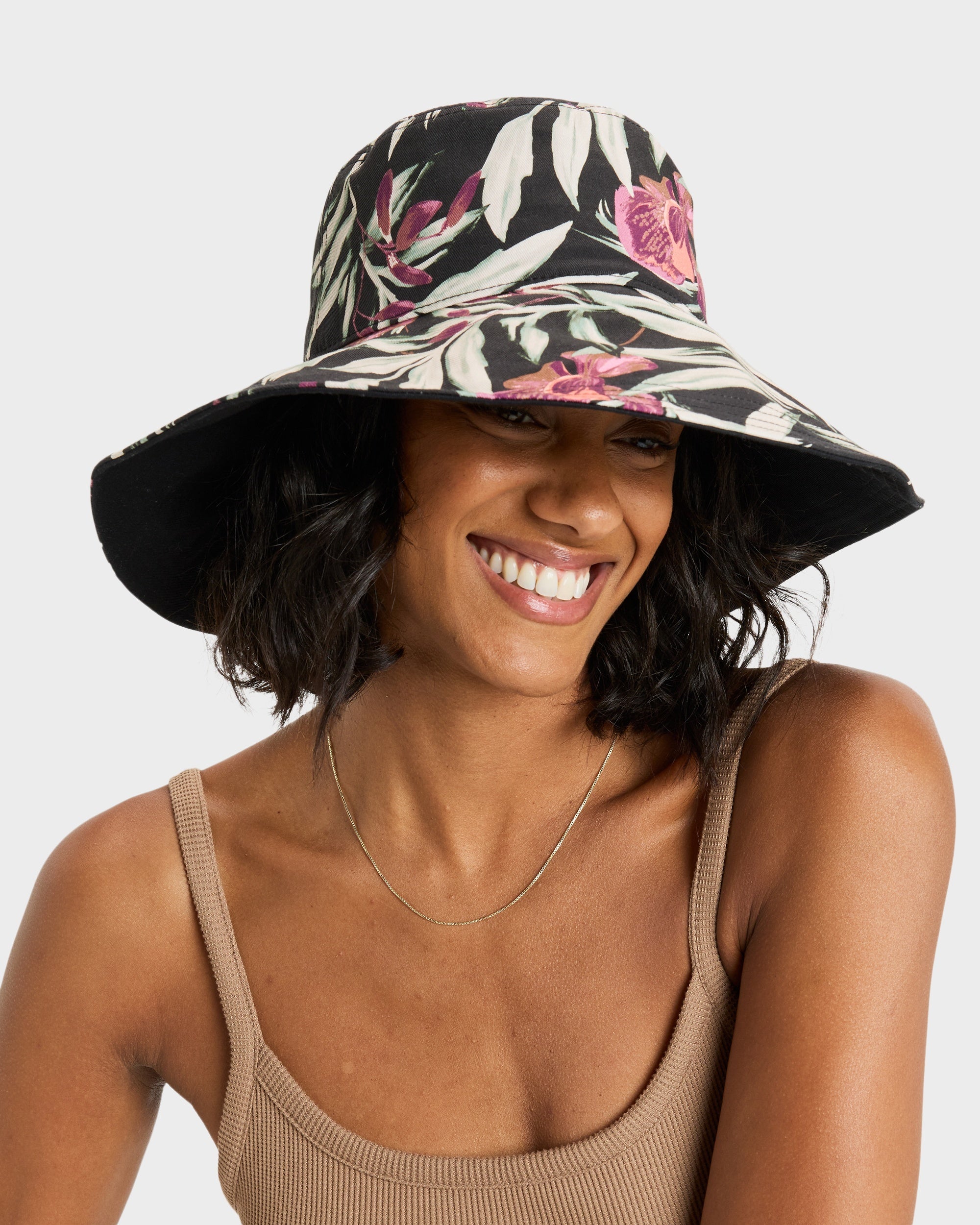 Womens Left Side Bucket Hat