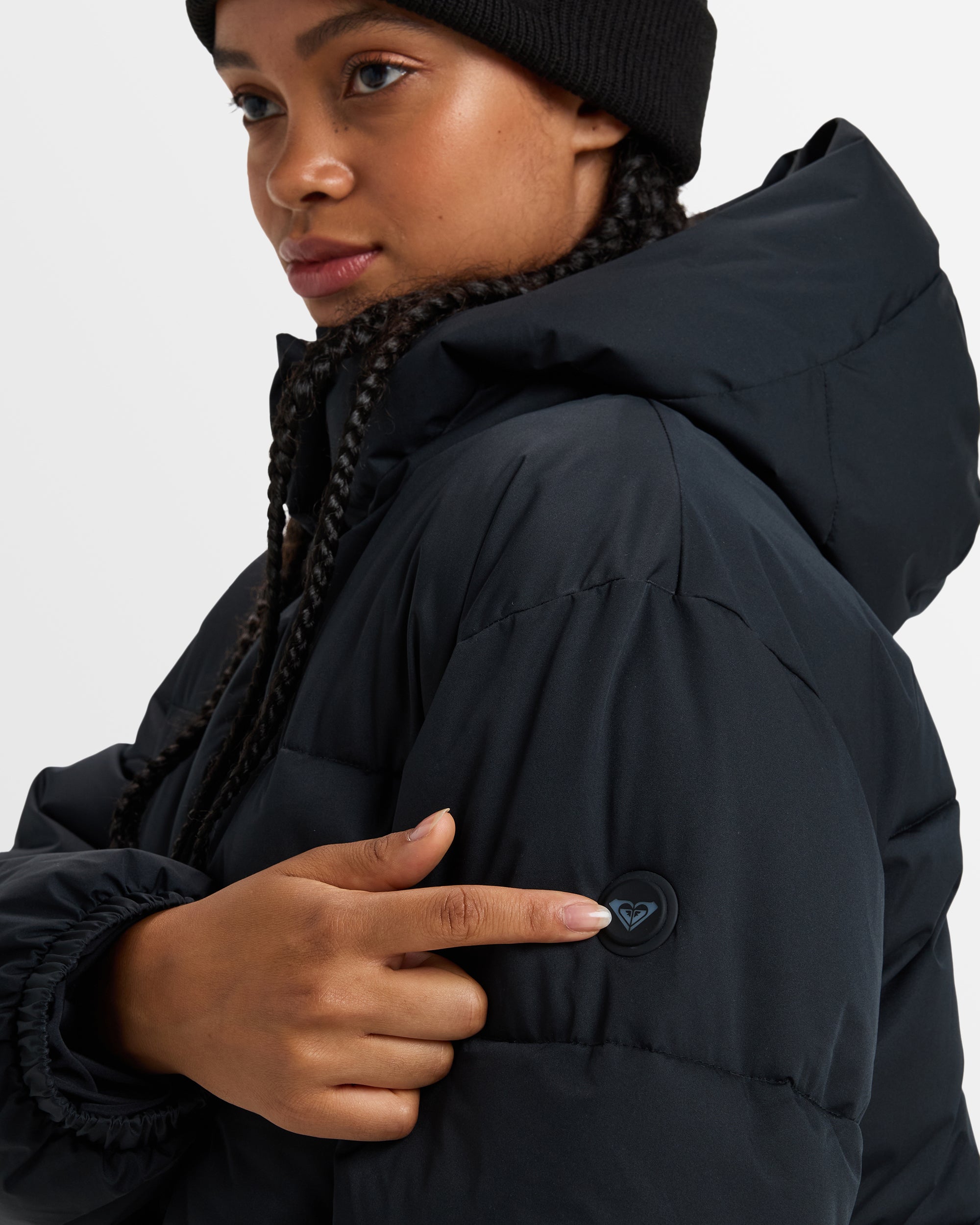 Womens Uplands Insulated Jacket – True Black – Roxy Australia