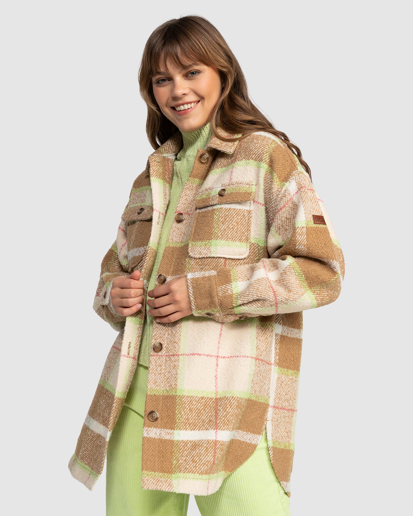 WOMENS CHECKING IT OUT CHECKERED SHACKET - MARIACHI PLAID BRAZILIAN ...