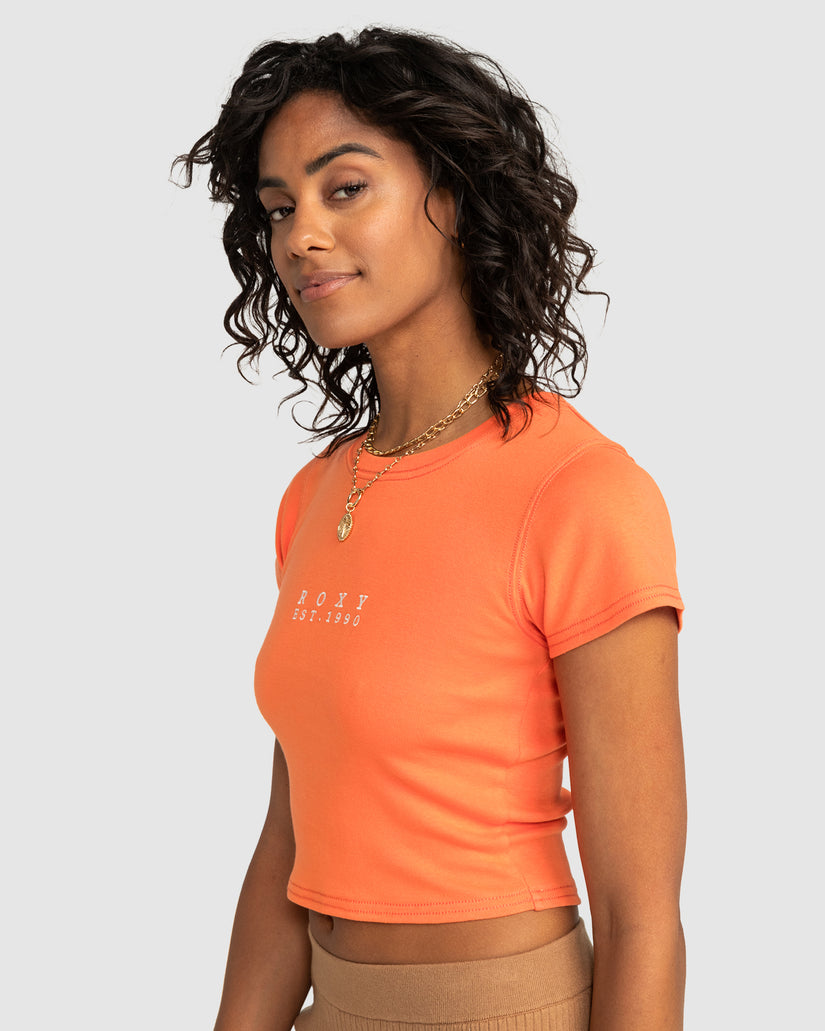 Roxy Women's Macrame Hour Short Sleeve Oversized T-Shirt – Casual Loose Fit Tee Or Dress