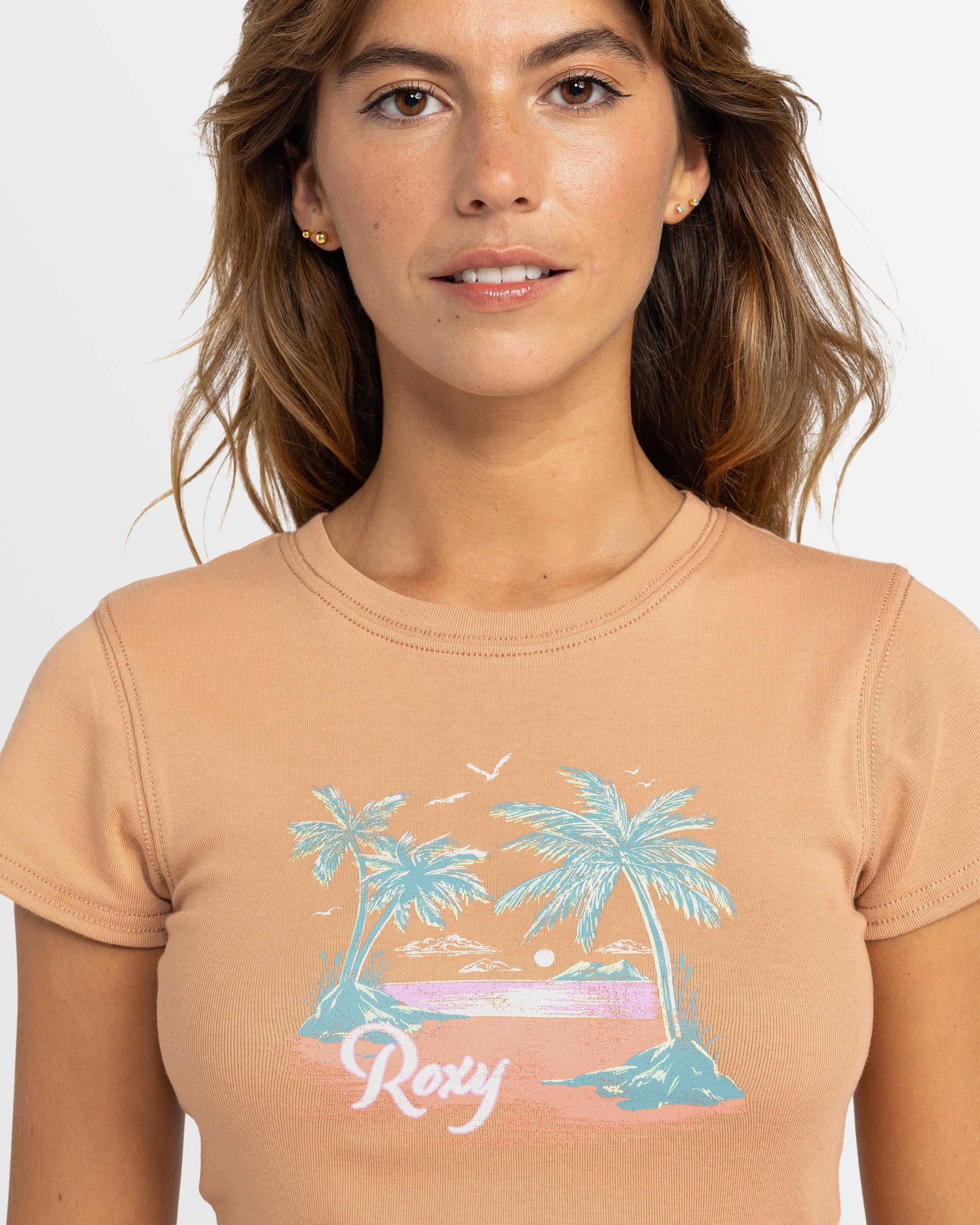 Womens Roxy All Day Short Sleeve T-Shirt