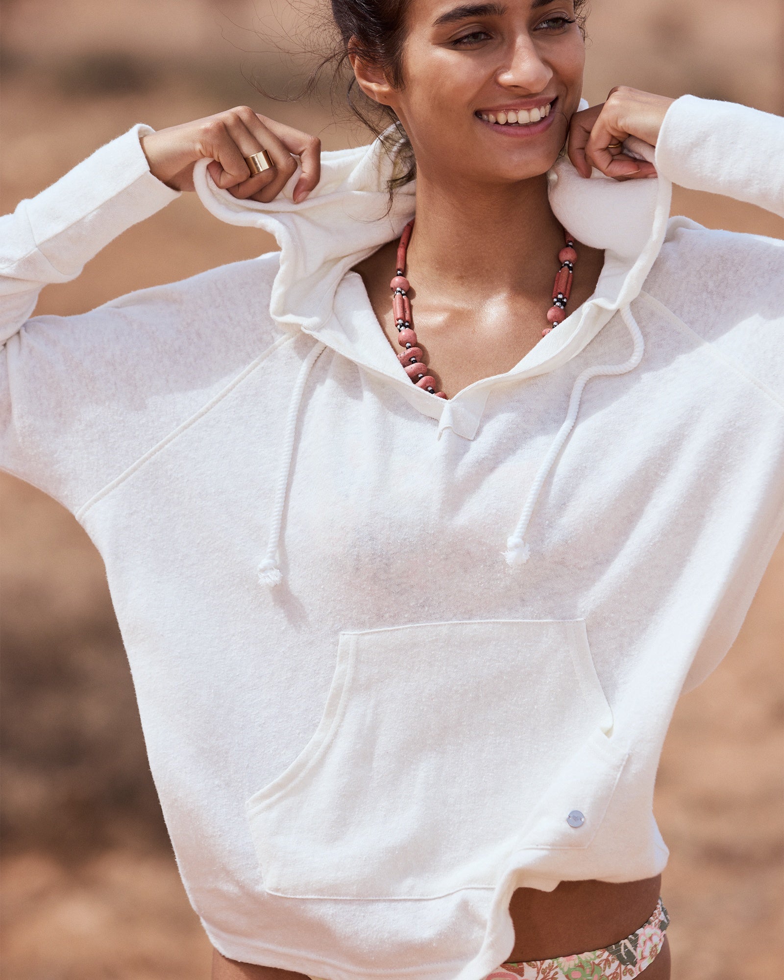 Womens Destination Surf Pullover Hoodie