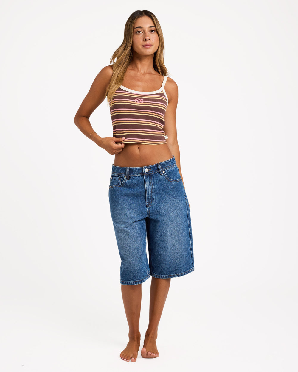 Womens Whatever Forever Cropped Tank Top – Roxy