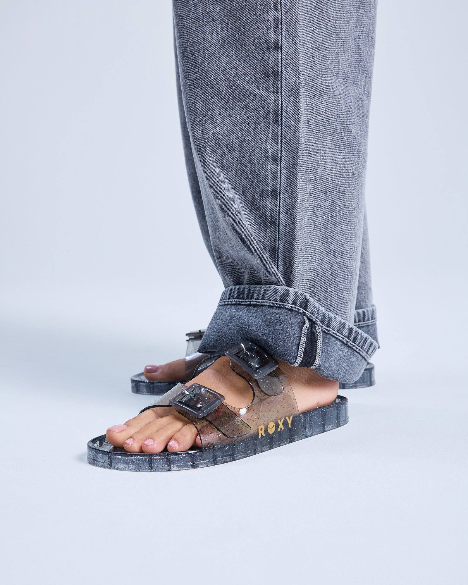 Womens Kattie Glitter Slides