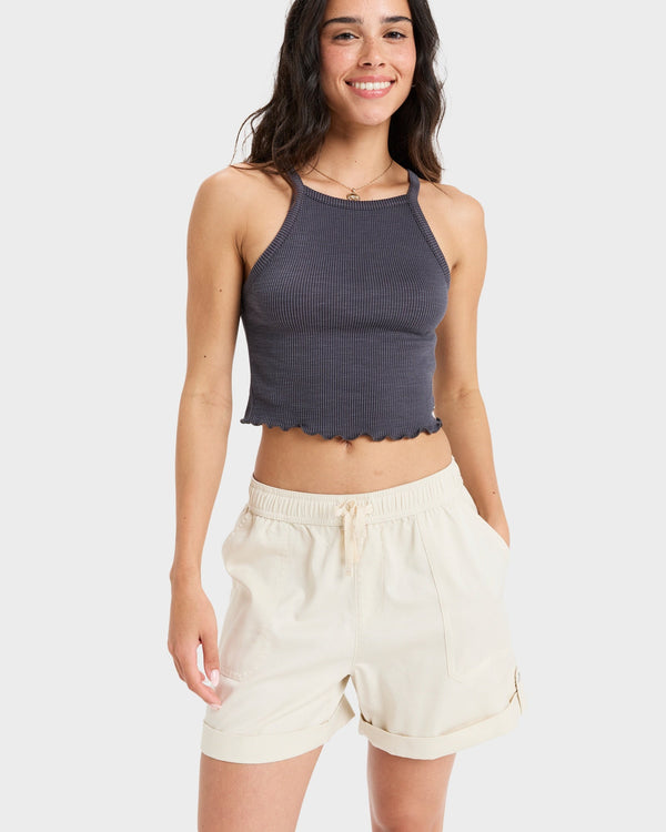 Womens Sweetest Day Elastic Waist Shorts