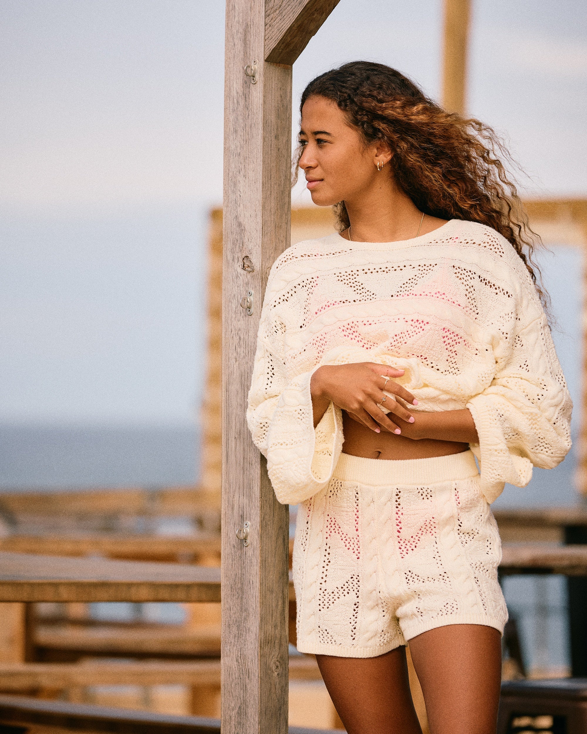 Womens Spicy Vibes Elastic Waist Shorts