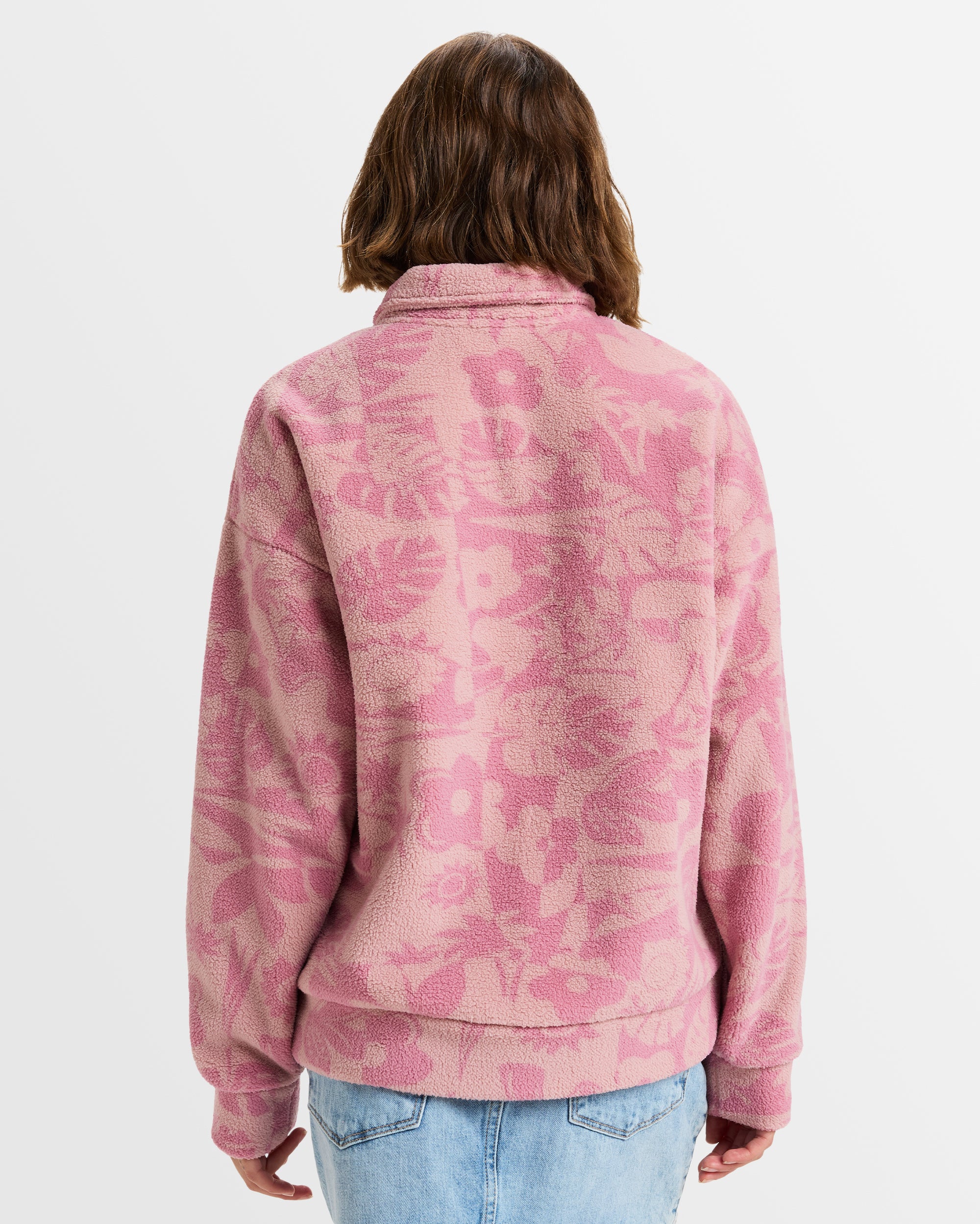 Womens Live Out Loud Half Zip Polar Pullover