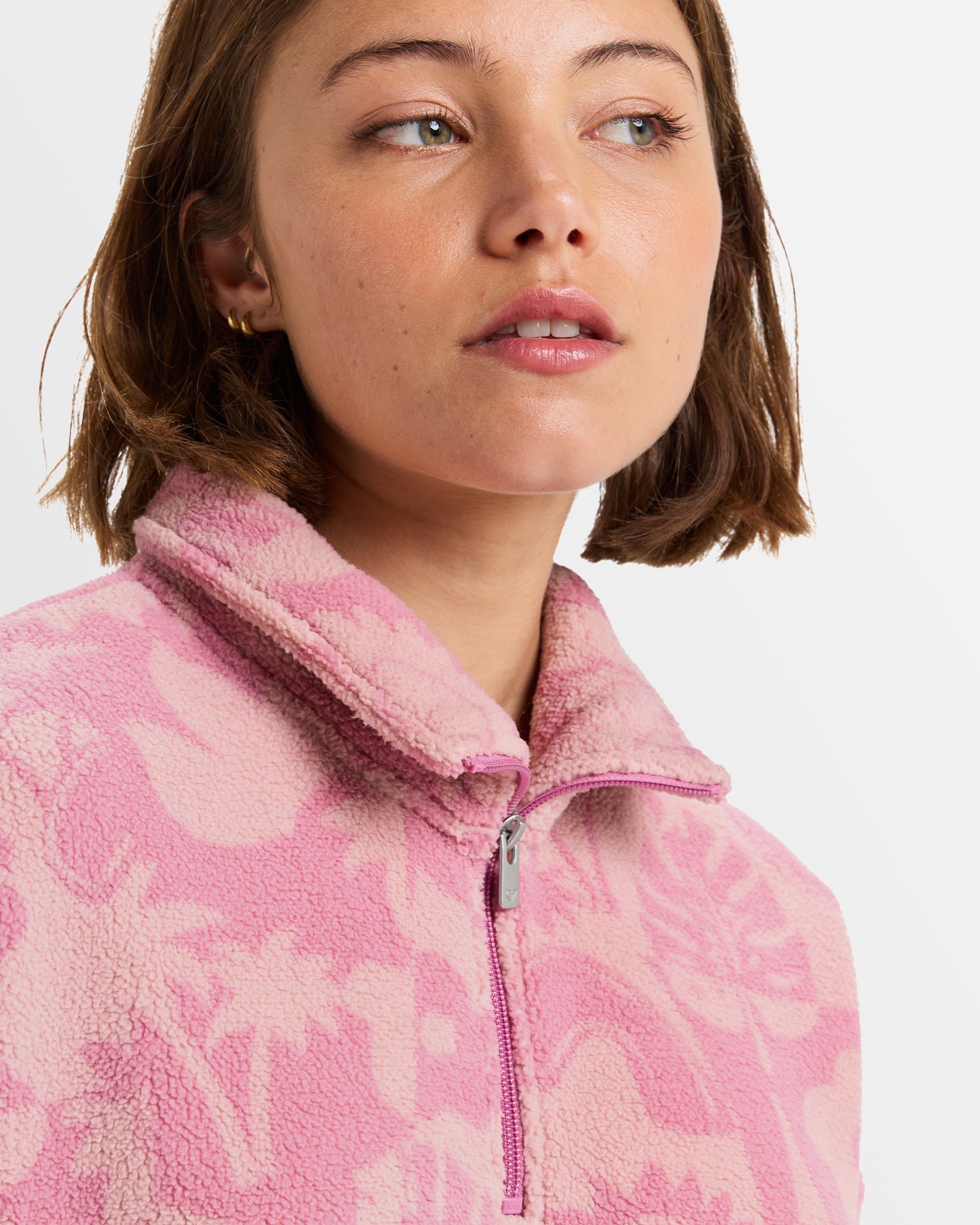 Womens Live Out Loud Half Zip Polar Pullover