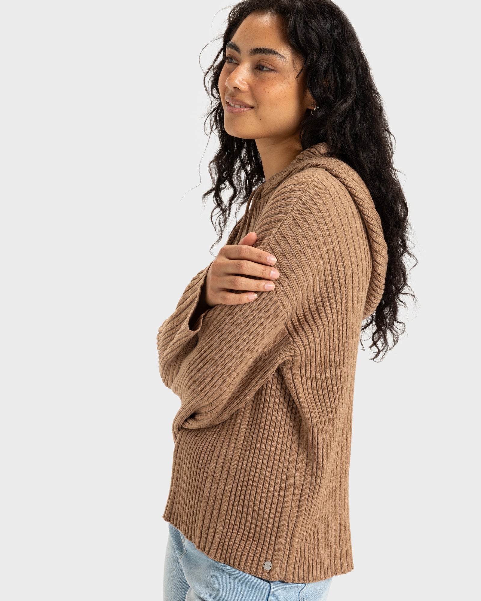 Womens Here We Glow Knitted Jumper