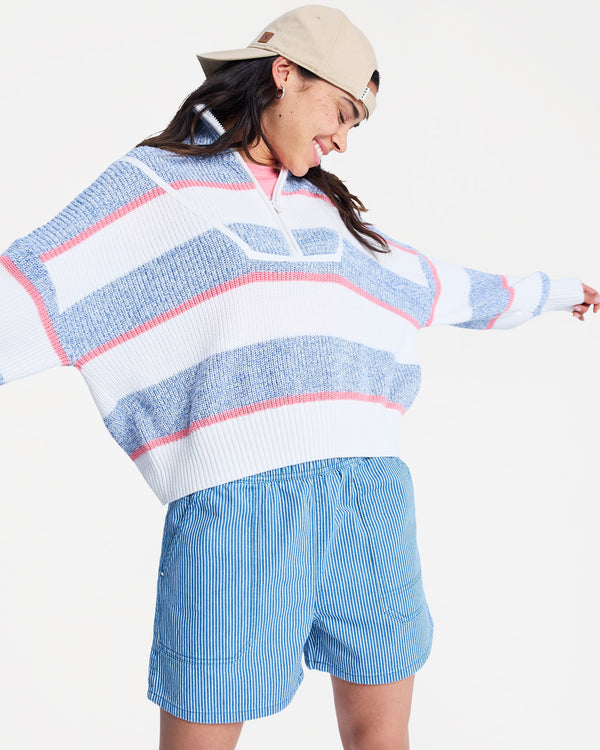 Womens Carver Half Zip Cardigan