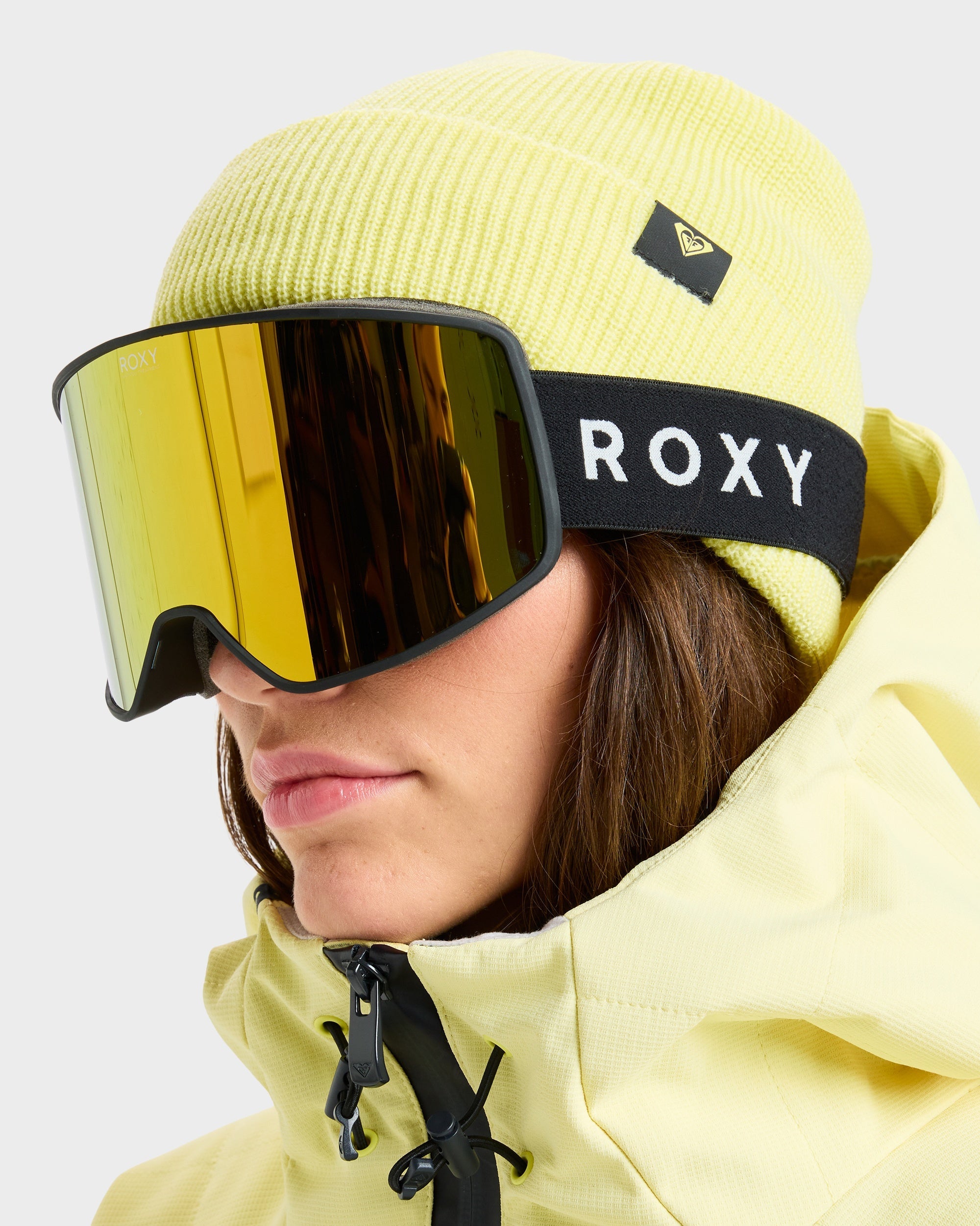 Womens Storm Snowboard Goggles – Black/clux Ml Pink Gold S3 – Roxy
