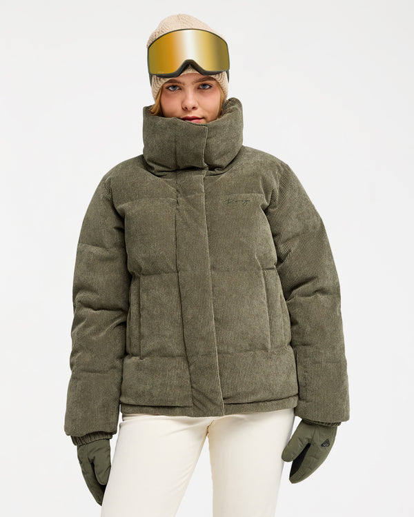 Womens Snow Winter Rebel Cord Snow Jacket