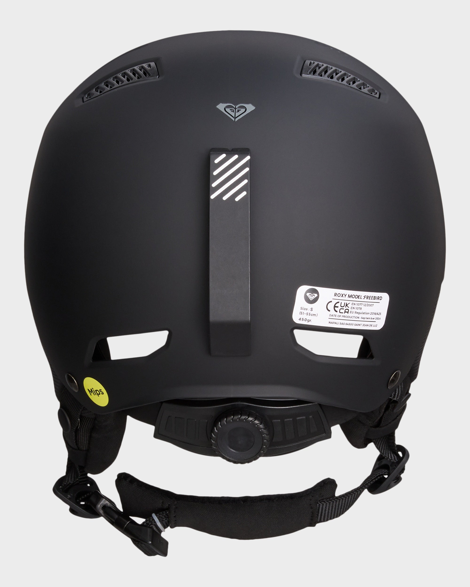 Womens Freebird Mips Snowboard Helmet – True Black – Roxy Australia