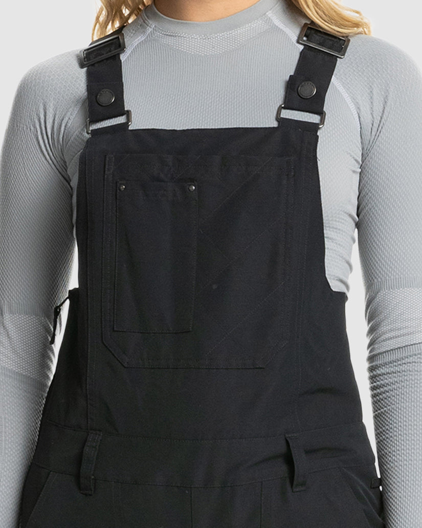 ROXY RIDEOUT BIB PT BLACK - Pantalon de ski ROXY RIDEOUT BIB PT BLACK - Pantalon de ski