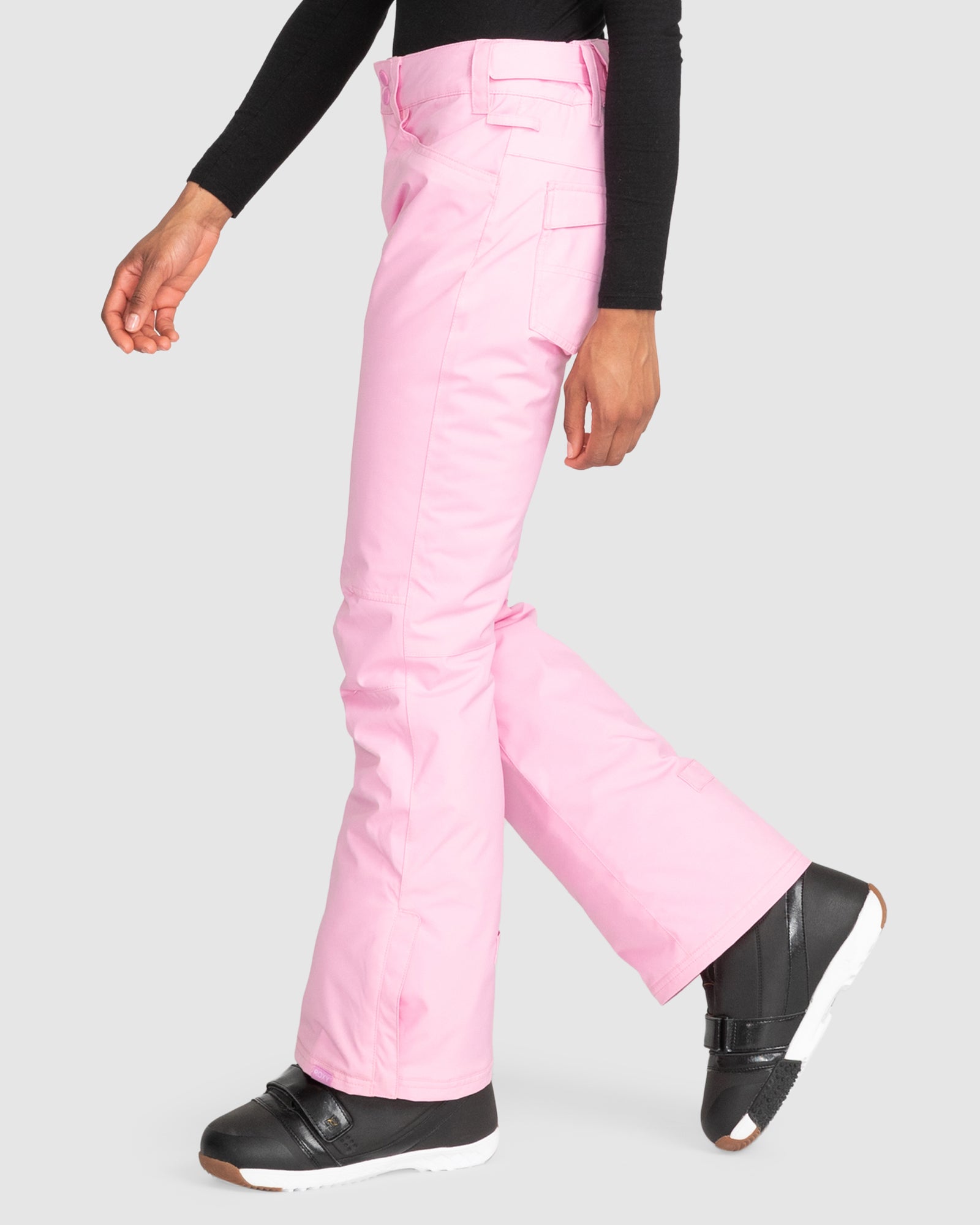 #8L✨新品✨ROXY✨スキーウェア パンツ レディースM ピンク Roxy Women's Tailored Backyard Snow Pants – Waterproof, Breathable