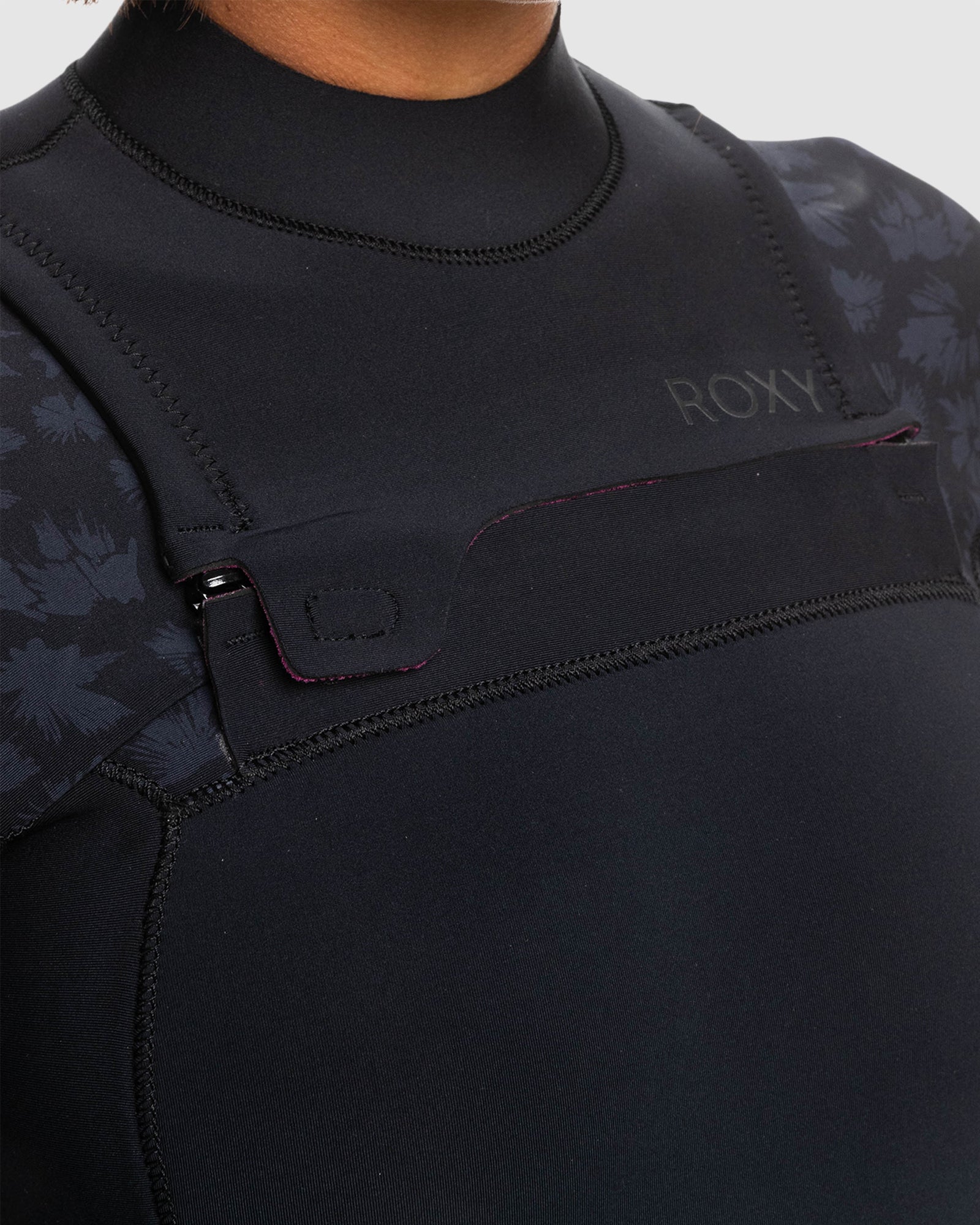 Womens 3/2mm Swell Series Chest Zip Gbs Wetsuit – Black – Roxy