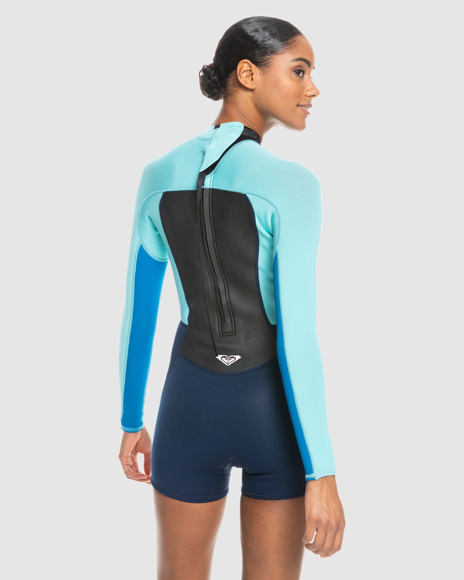 Womens 2/2mm Prologue Long Sleeve Back Zip Springsuit – Roxy