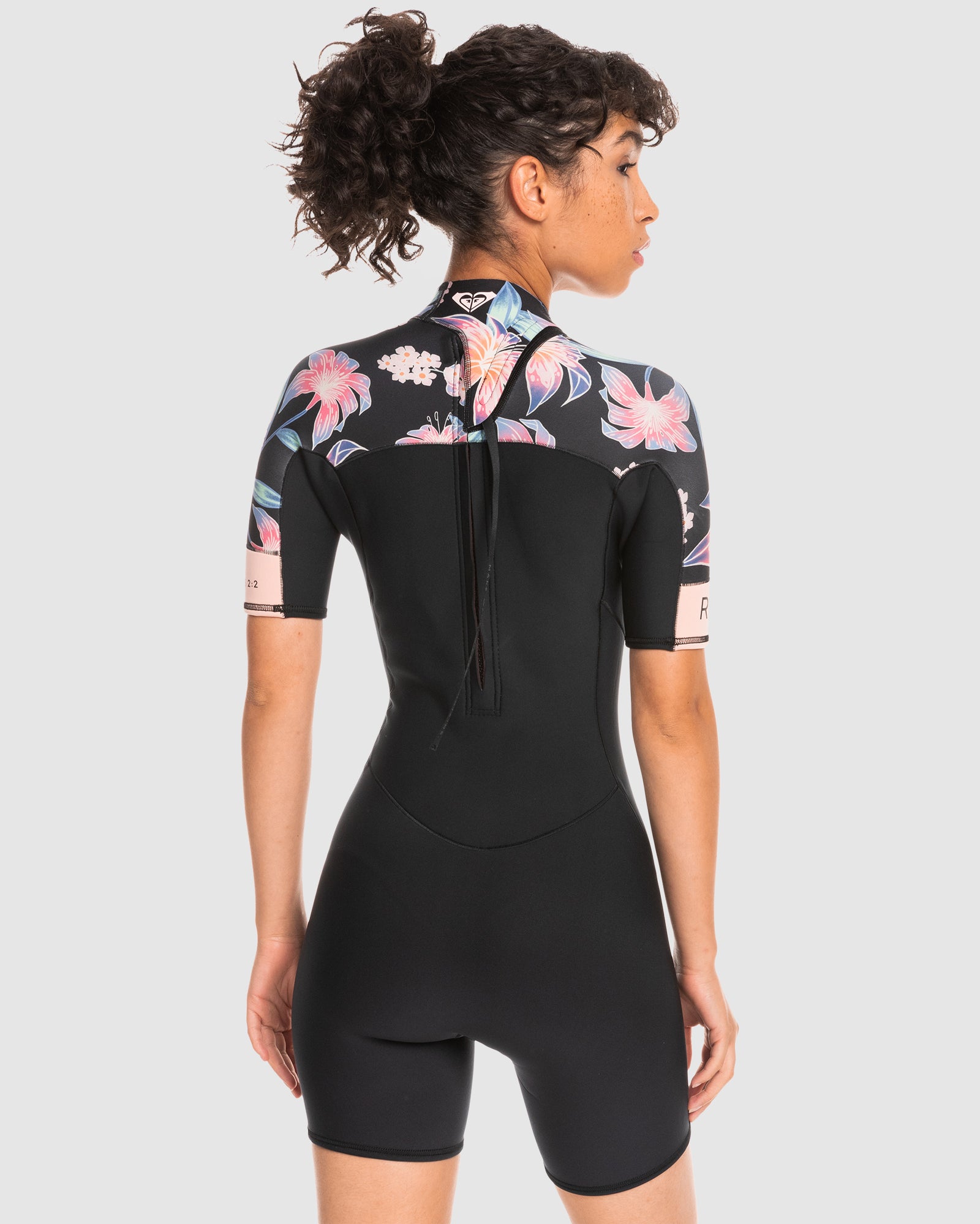 Womens 2Mm Swell Series Short Sleeve Back Zip Springsuit