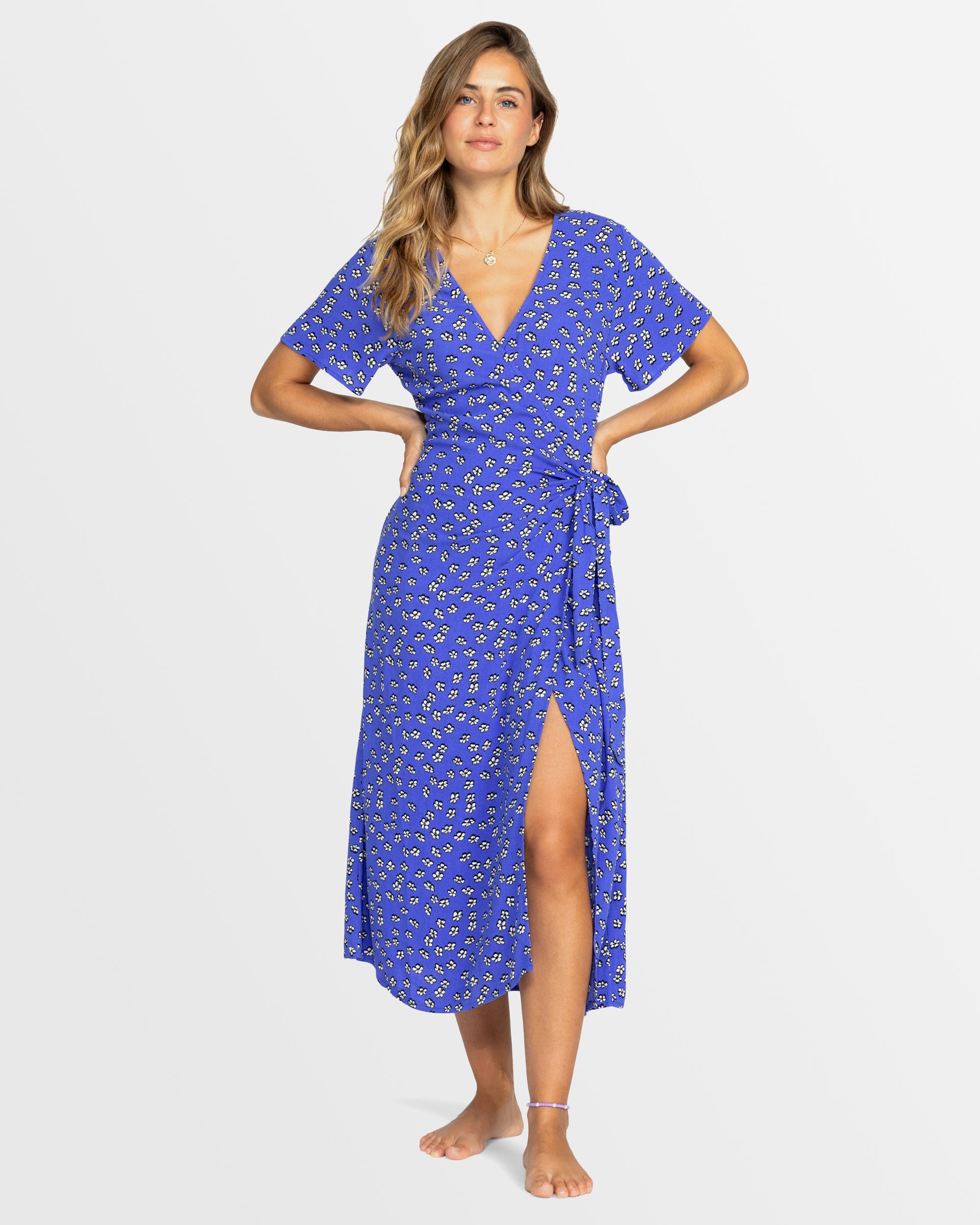 Womens Indigo Sand Midi Dress – Roxy