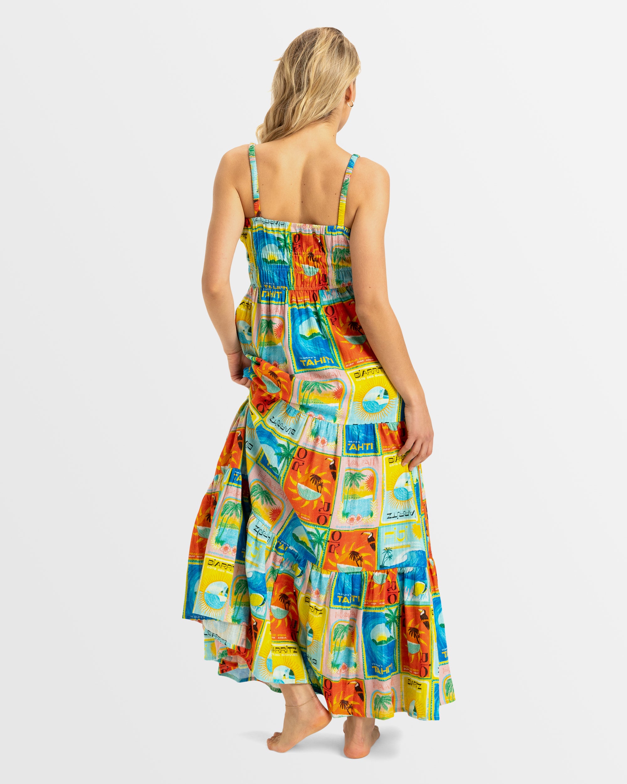 Womens Atlas Sunshine Coastline Maxi Dress