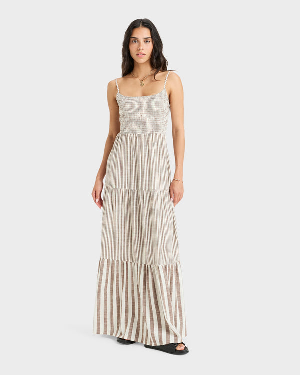 Womens Tropical Glow Maxi Dress