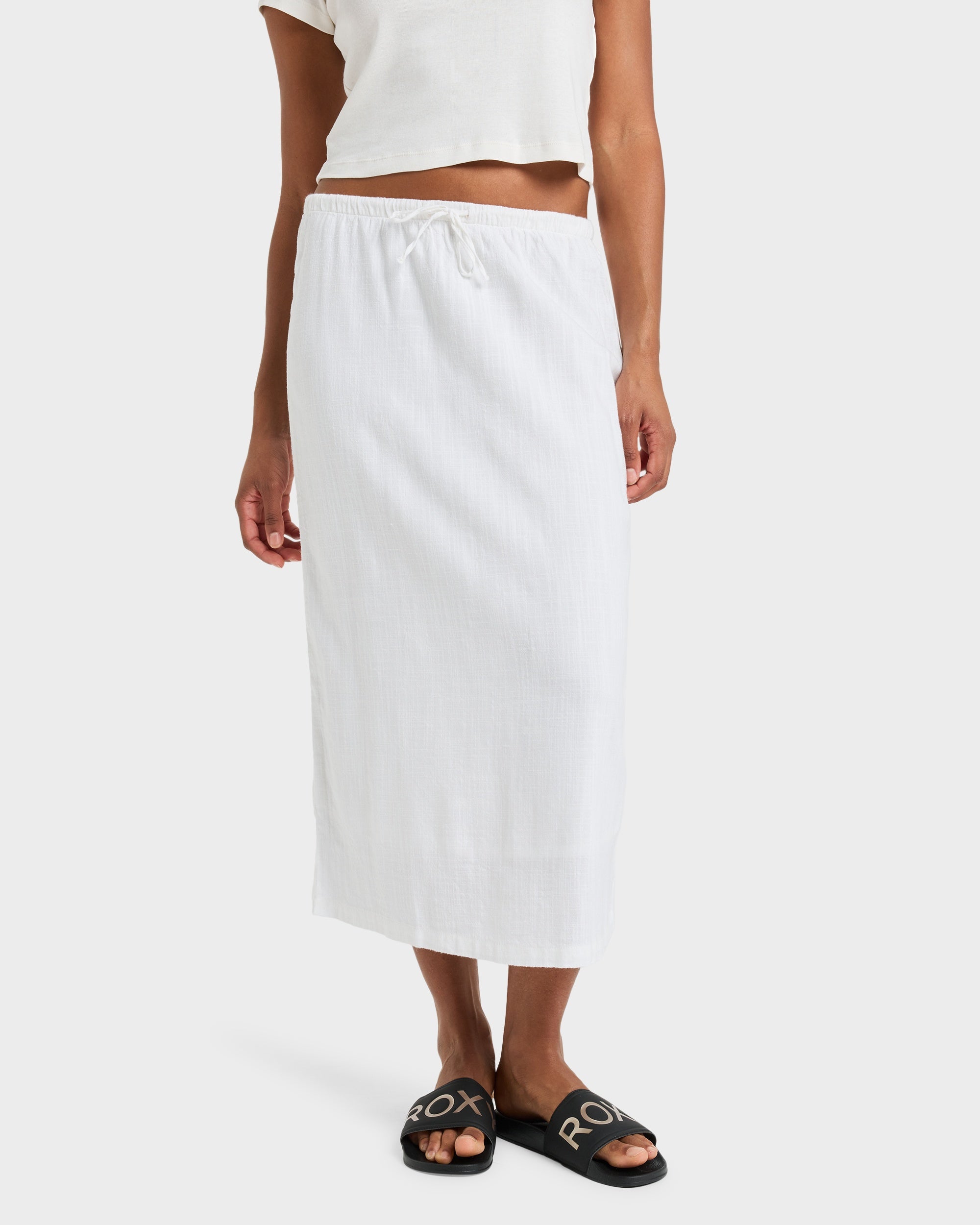 Womens Over The Waves Midi SKirt