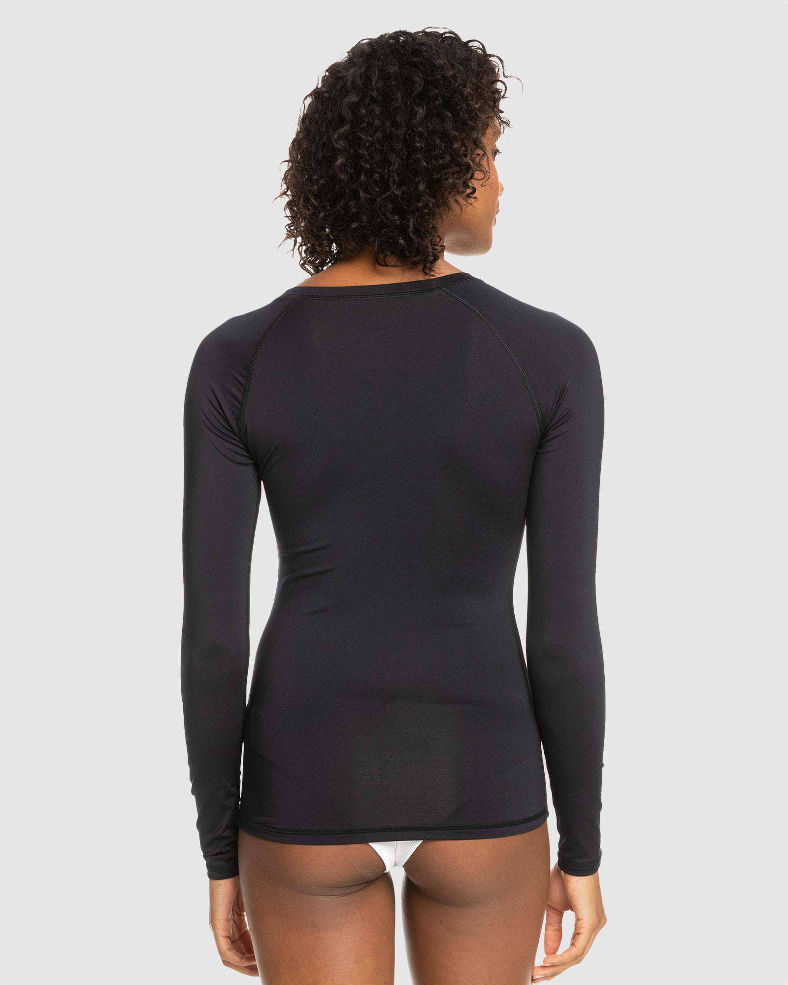 Womens New Essentials Lycra Long Sleeve Rash Vest
