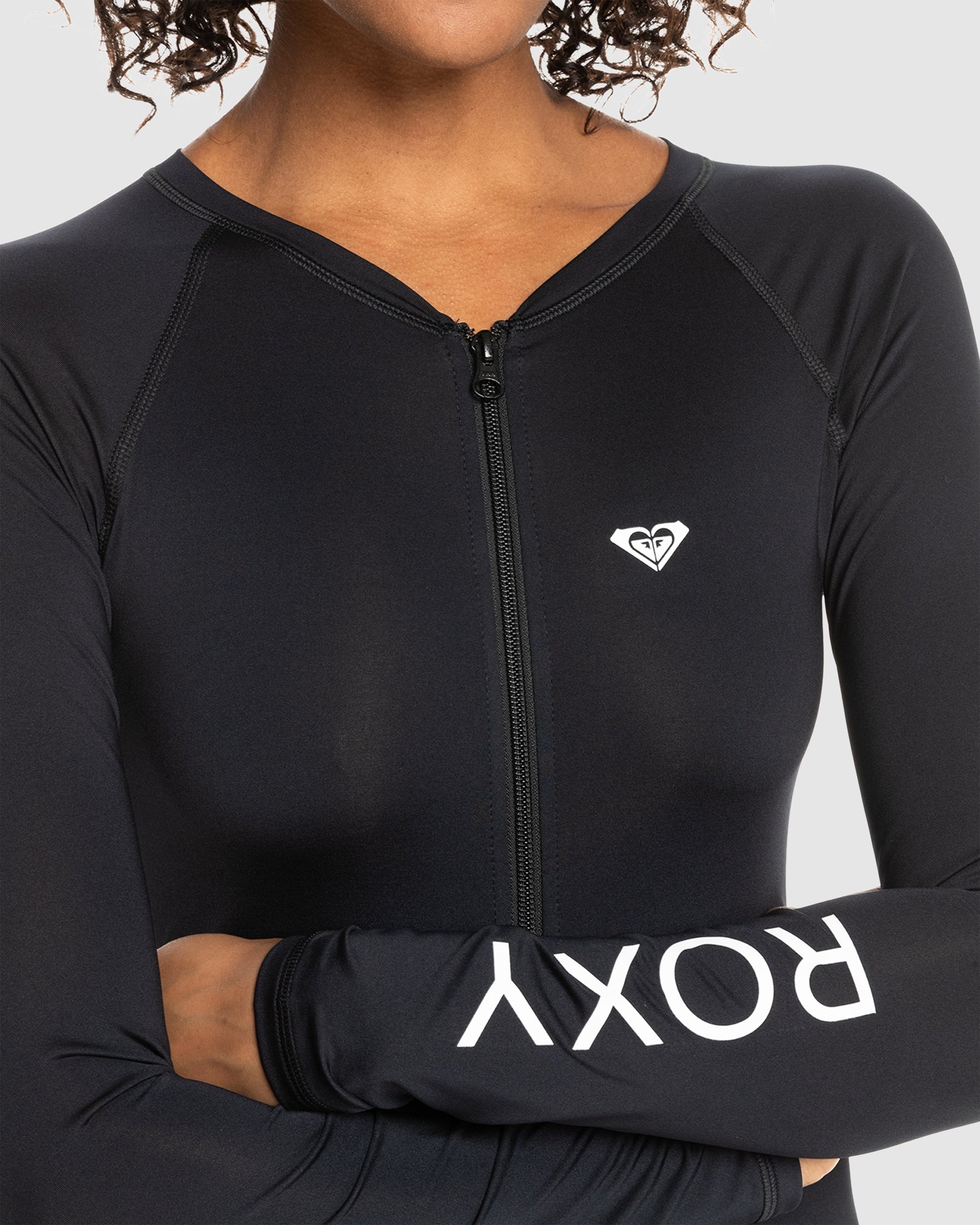 Womens New Essentials Lycra Long Sleeve Rash Vest