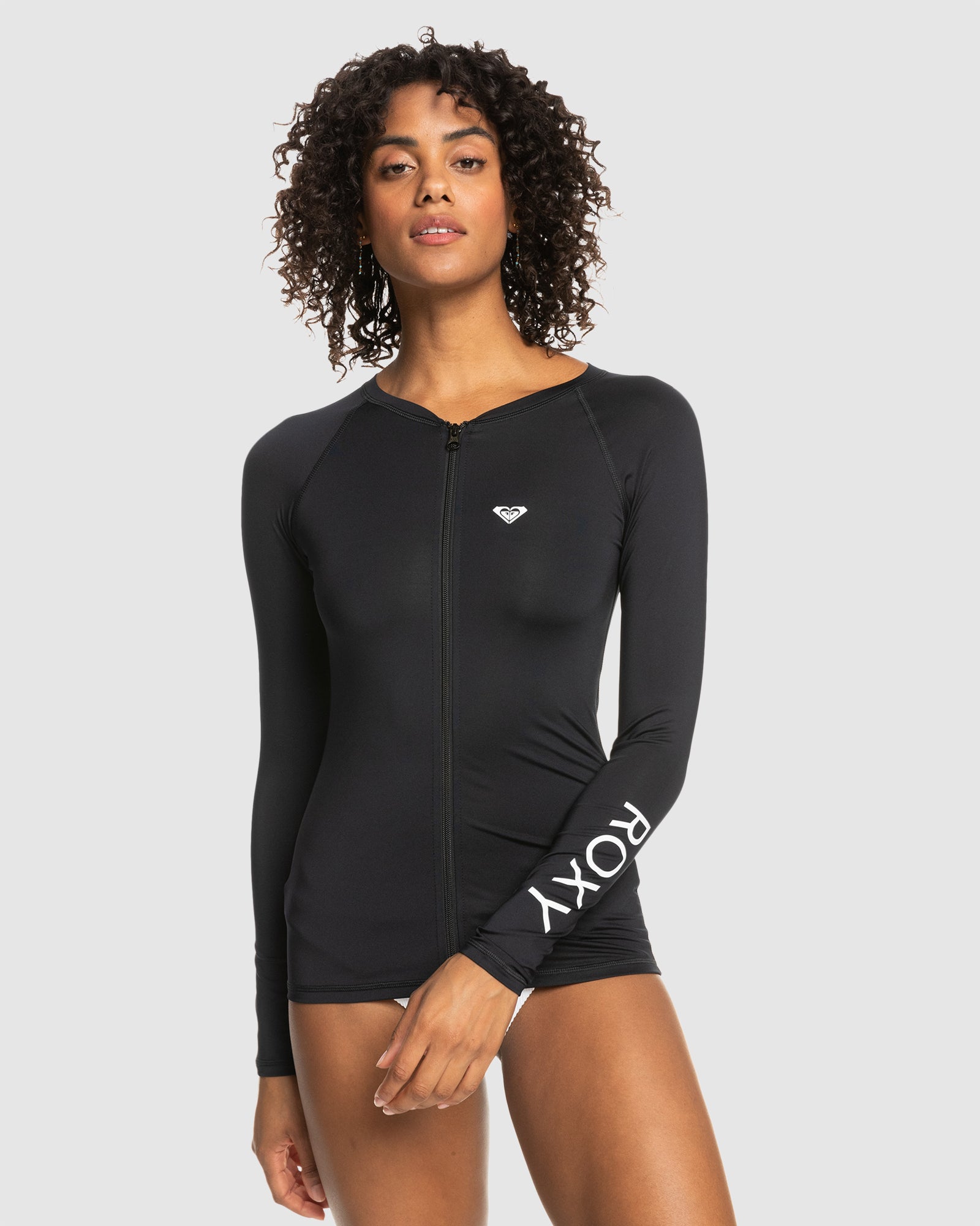Womens New Essentials Lycra Long Sleeve Rash Vest