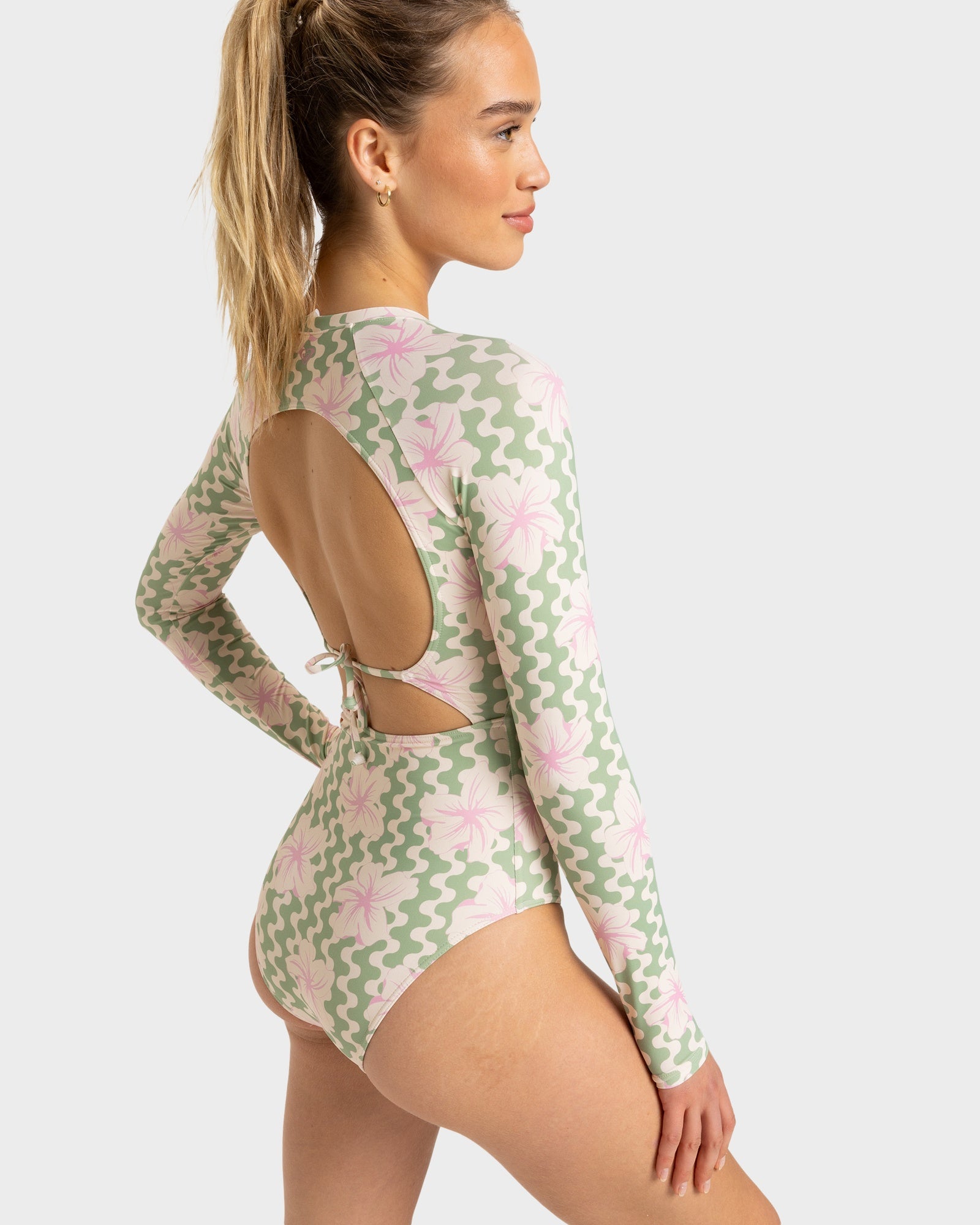 Womens Hibiscus Daze One Piece Swimsuit