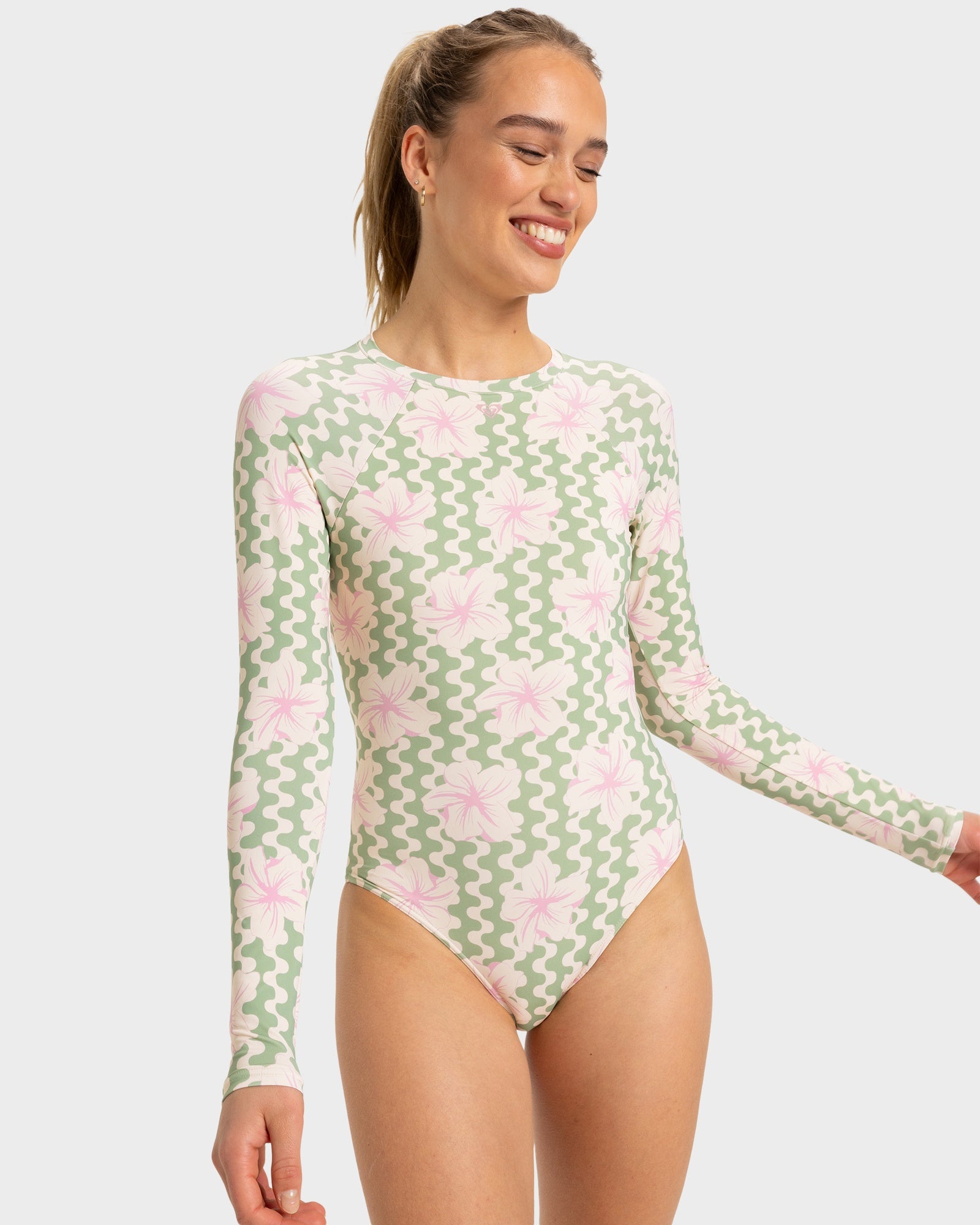 Womens Hibiscus Daze One Piece Swimsuit