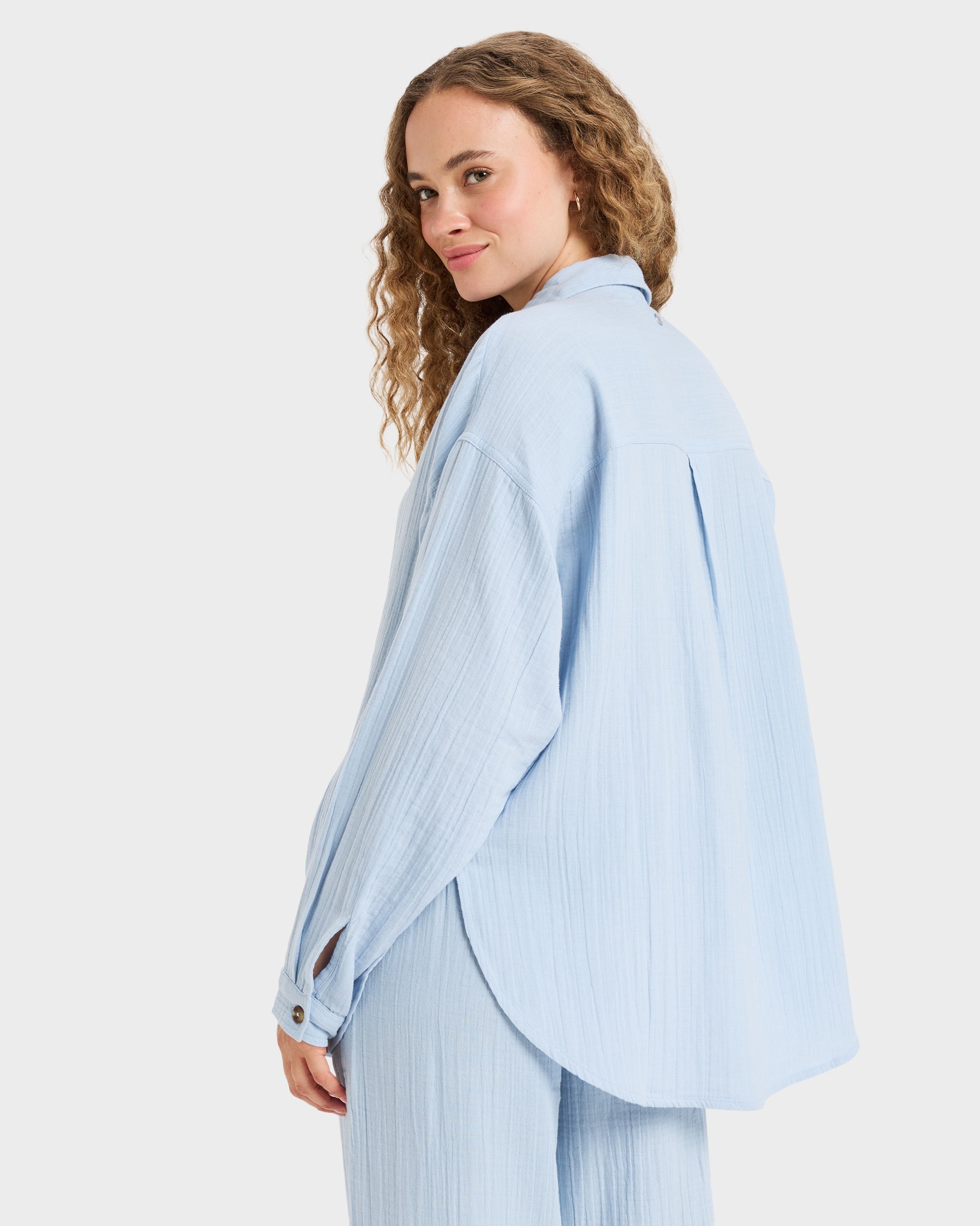 Womens Morning Time Long Sleeve Shirt