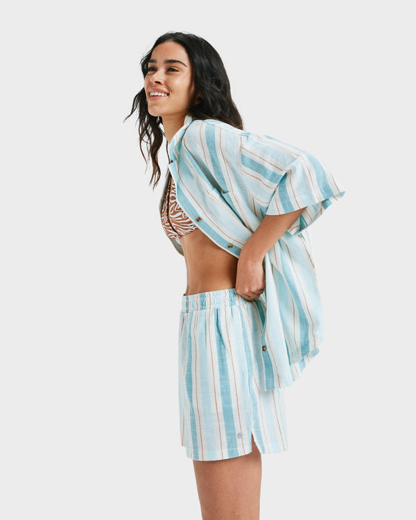 Womens Bisous Short Sleeve Shirt