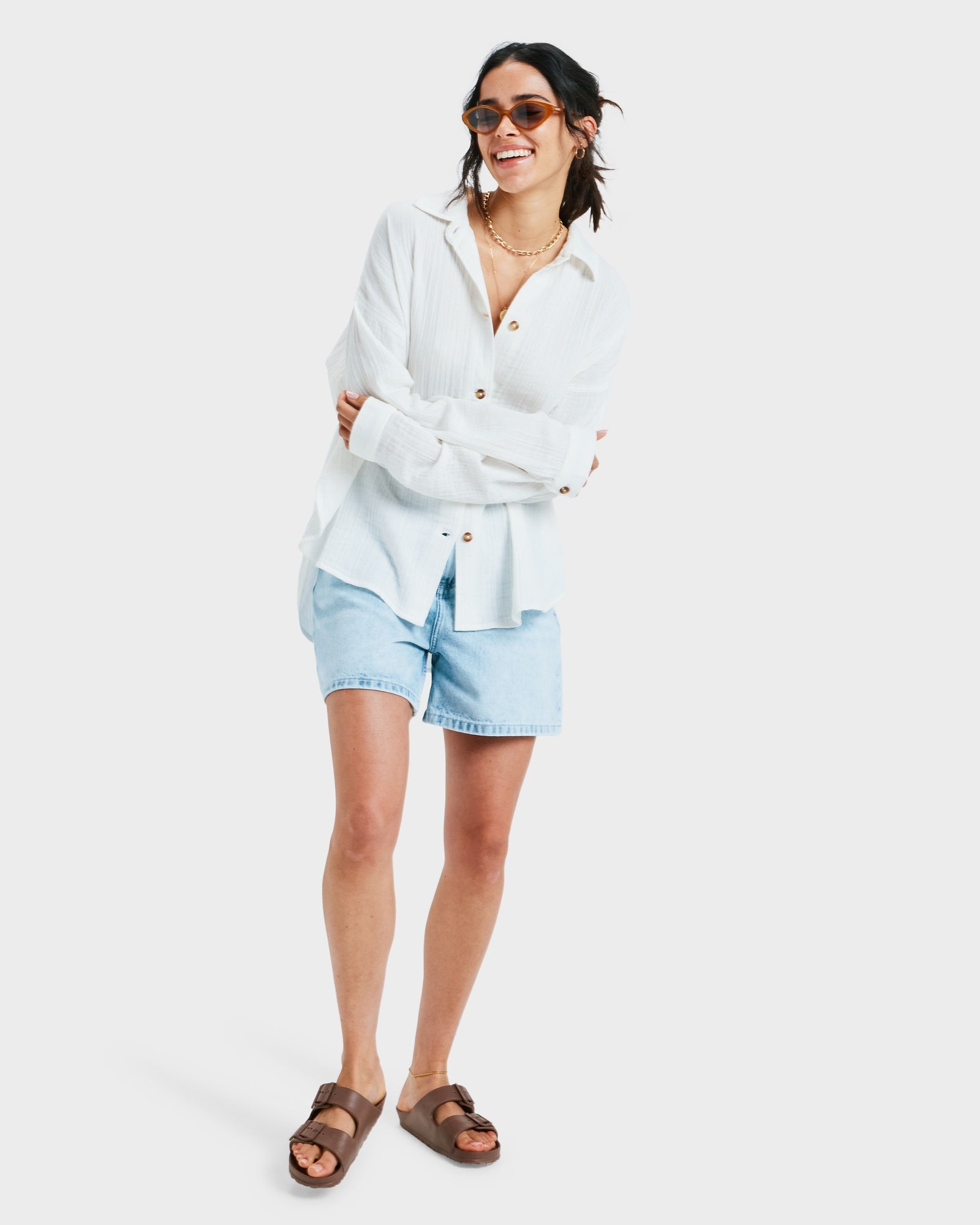 Womens Morning Long Sleeve Shirt