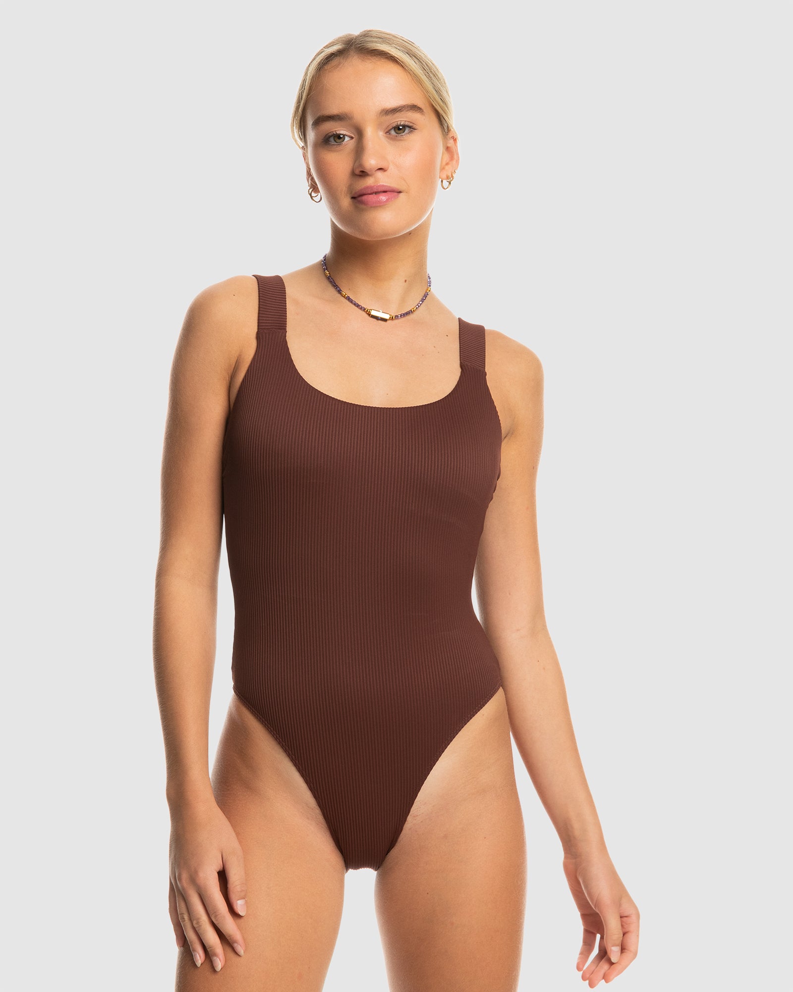 Womens Rib Roxy Love One Piece Swimsuit