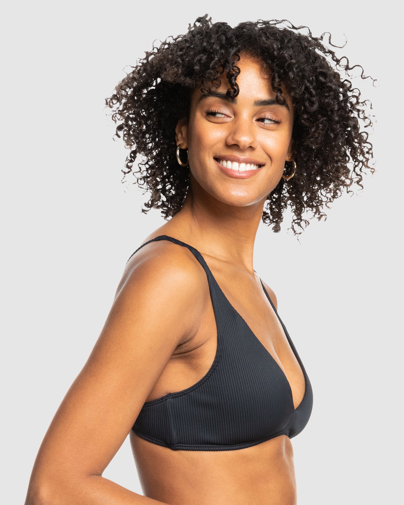 Womens Rib Roxy Love Bikini Top