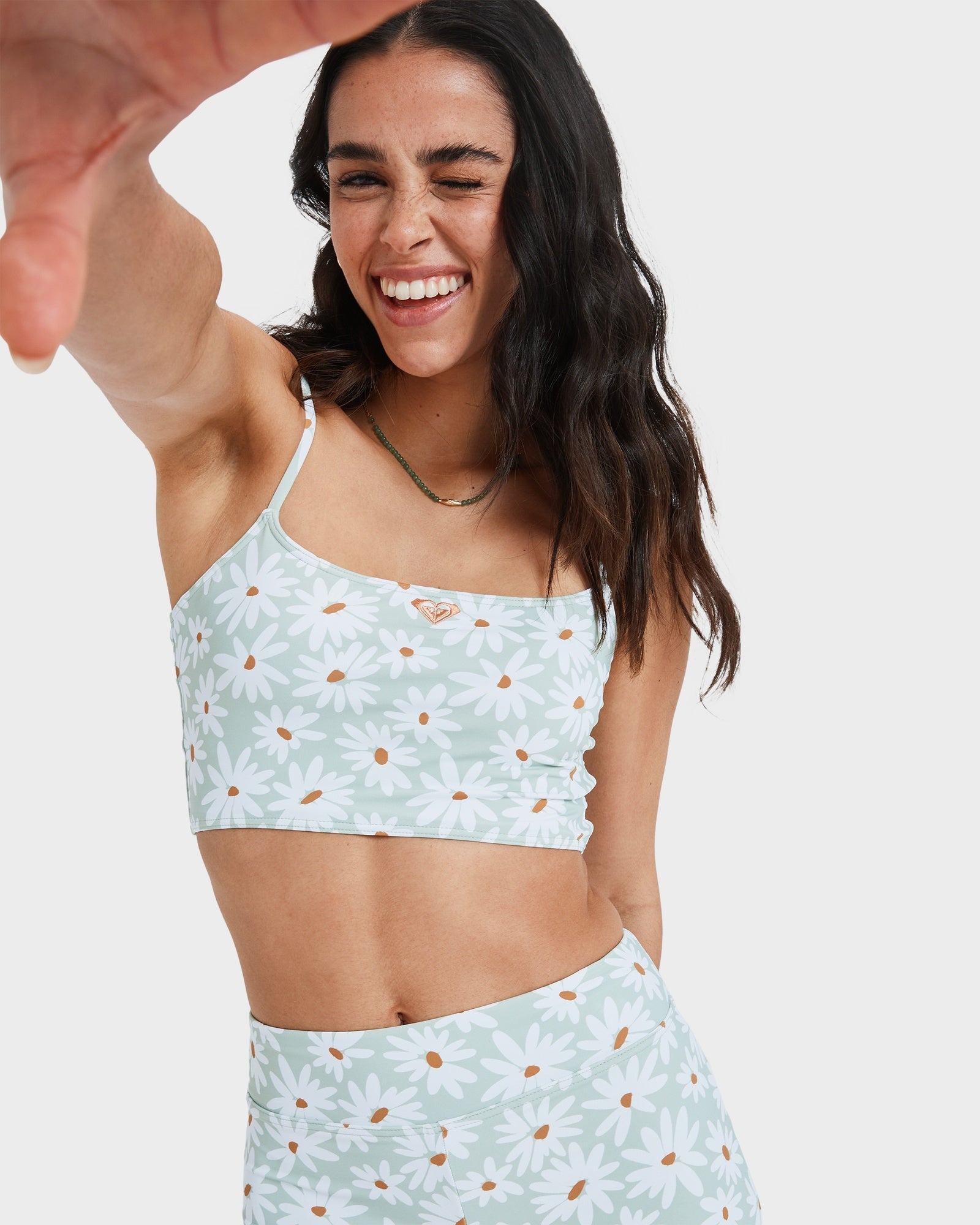 Womens Dream Floral Tank Bikini Top